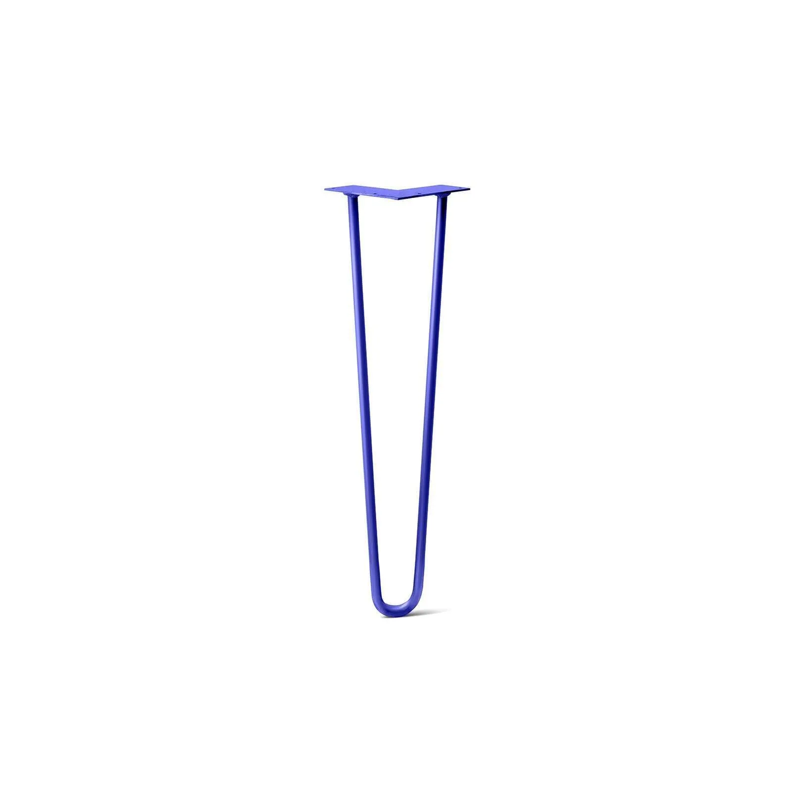 Hairpin Leg (Sold Separately), 2-Rod Design - Blue Powder Coated Finish