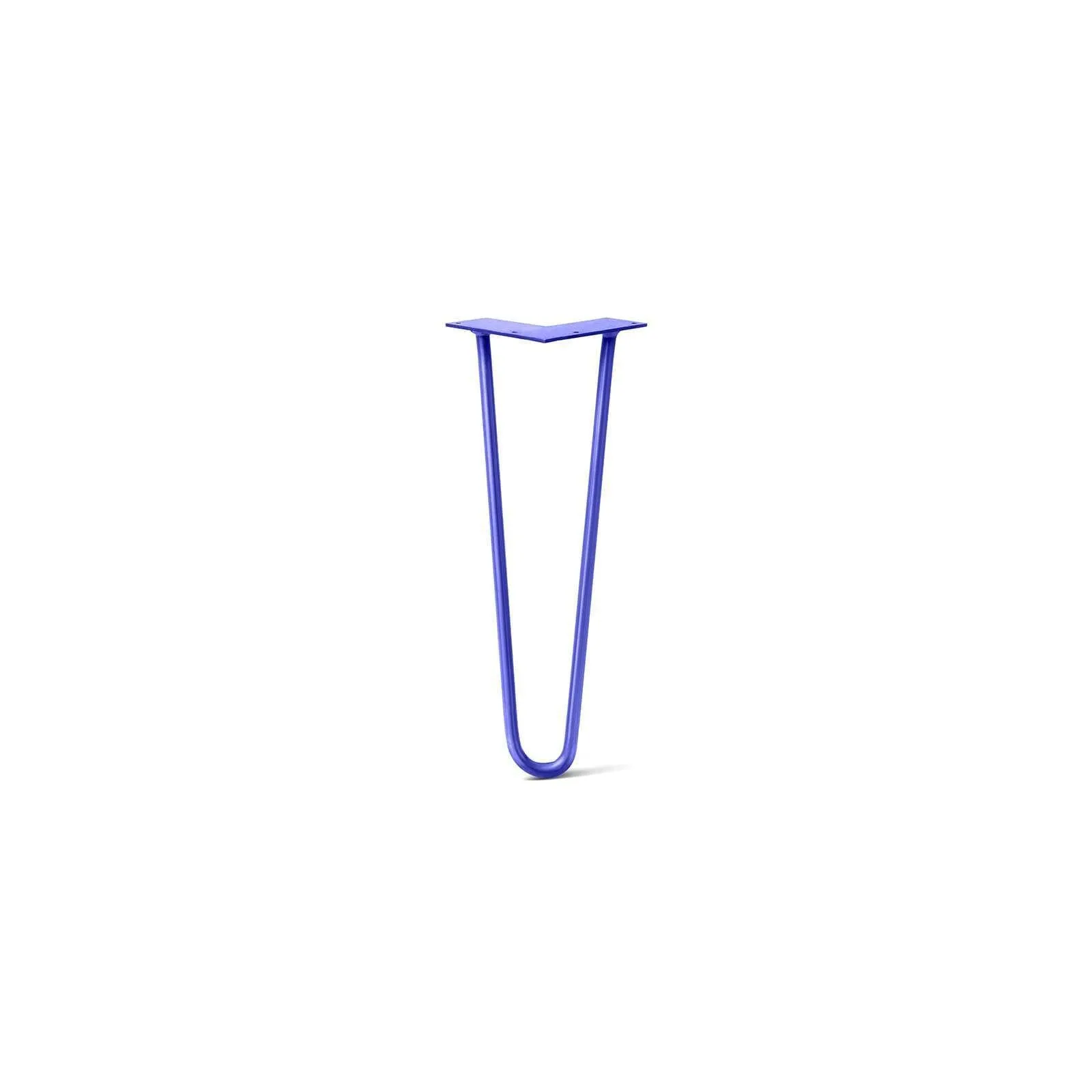 Hairpin Leg (Sold Separately), 2-Rod Design - Blue Powder Coated Finish