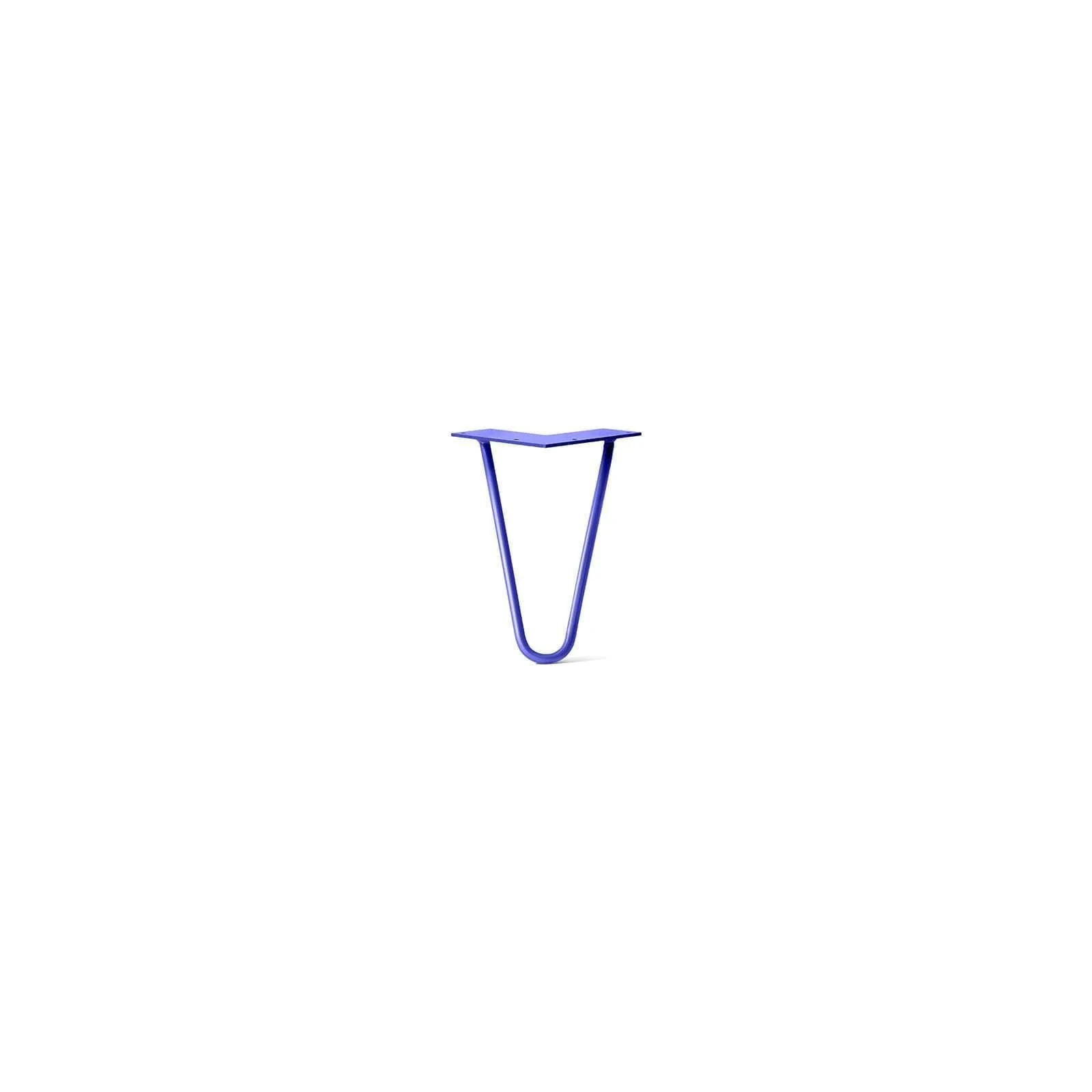 Hairpin Leg (Sold Separately), 2-Rod Design - Blue Powder Coated Finish