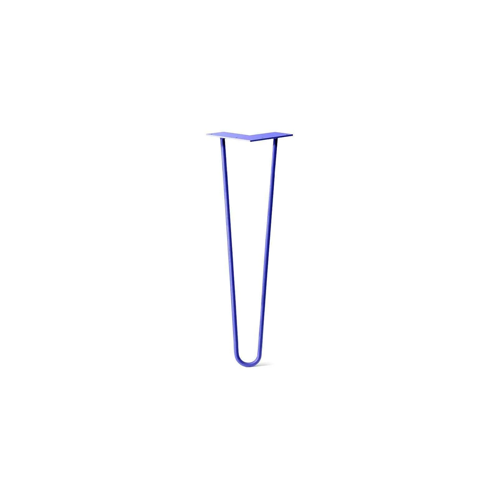 Hairpin Leg (Sold Separately), 2-Rod Design - Blue Powder Coated Finish