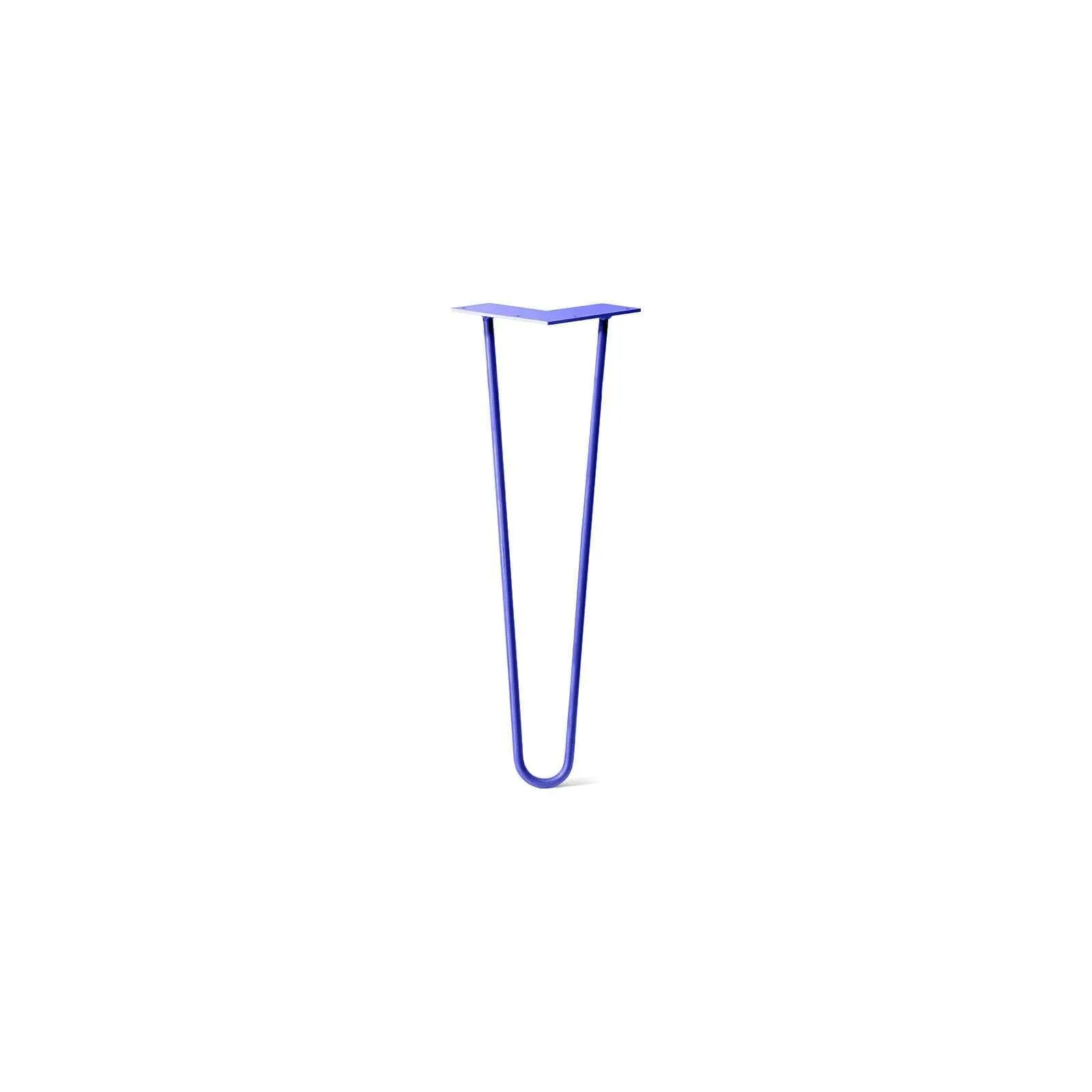Hairpin Leg (Sold Separately), 2-Rod Design - Blue Powder Coated Finish