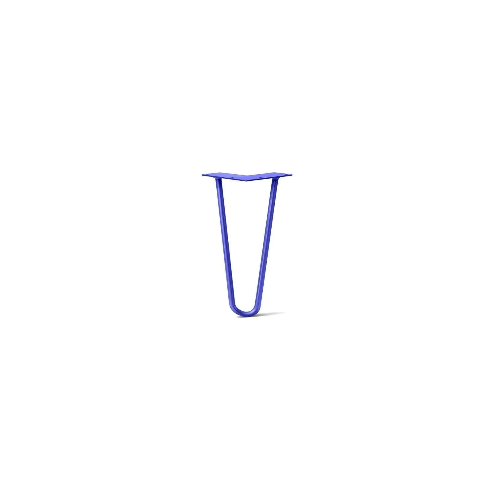Hairpin Leg (Sold Separately), 2-Rod Design - Blue Powder Coated Finish