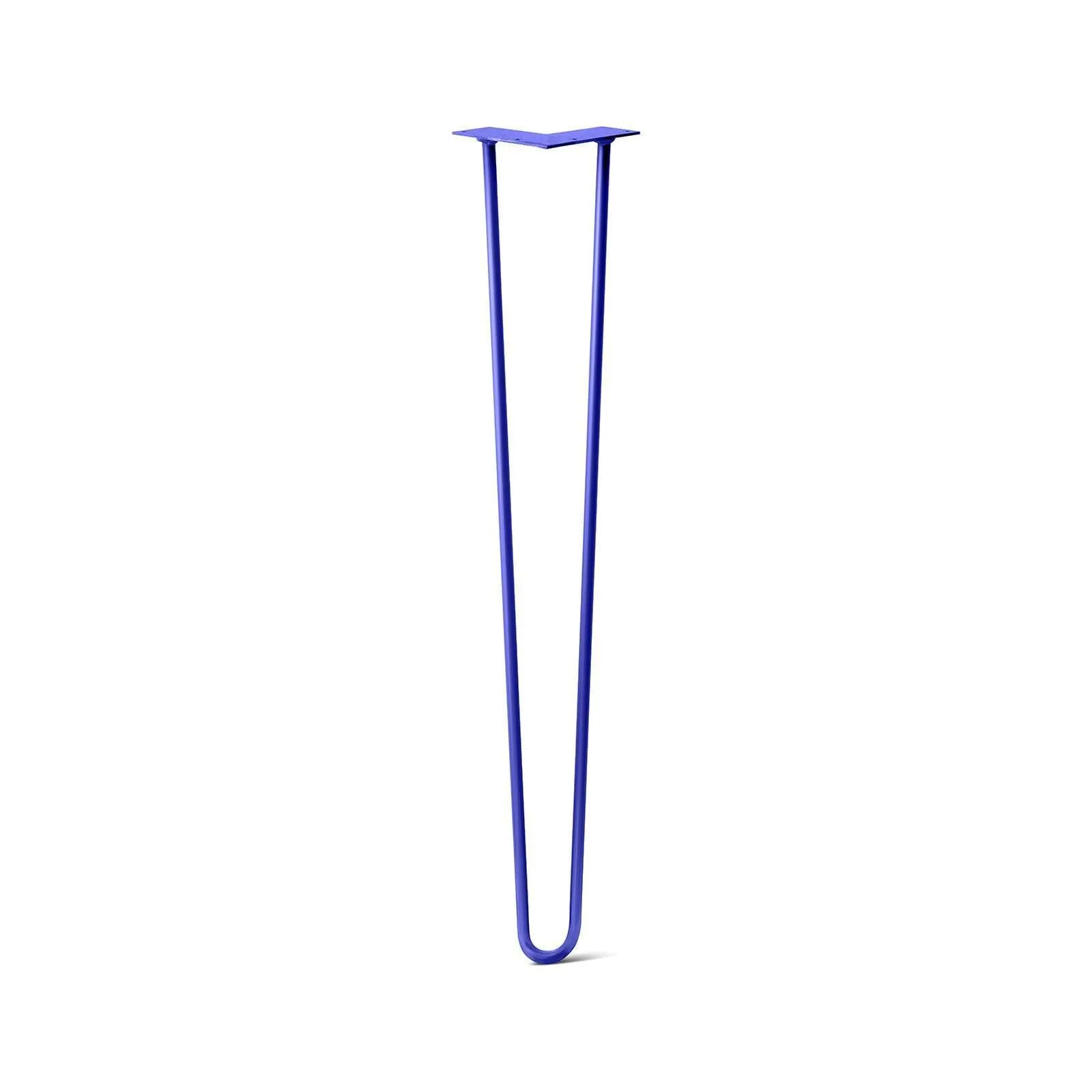 Hairpin Leg (Sold Separately), 2-Rod Design - Blue Powder Coated Finish
