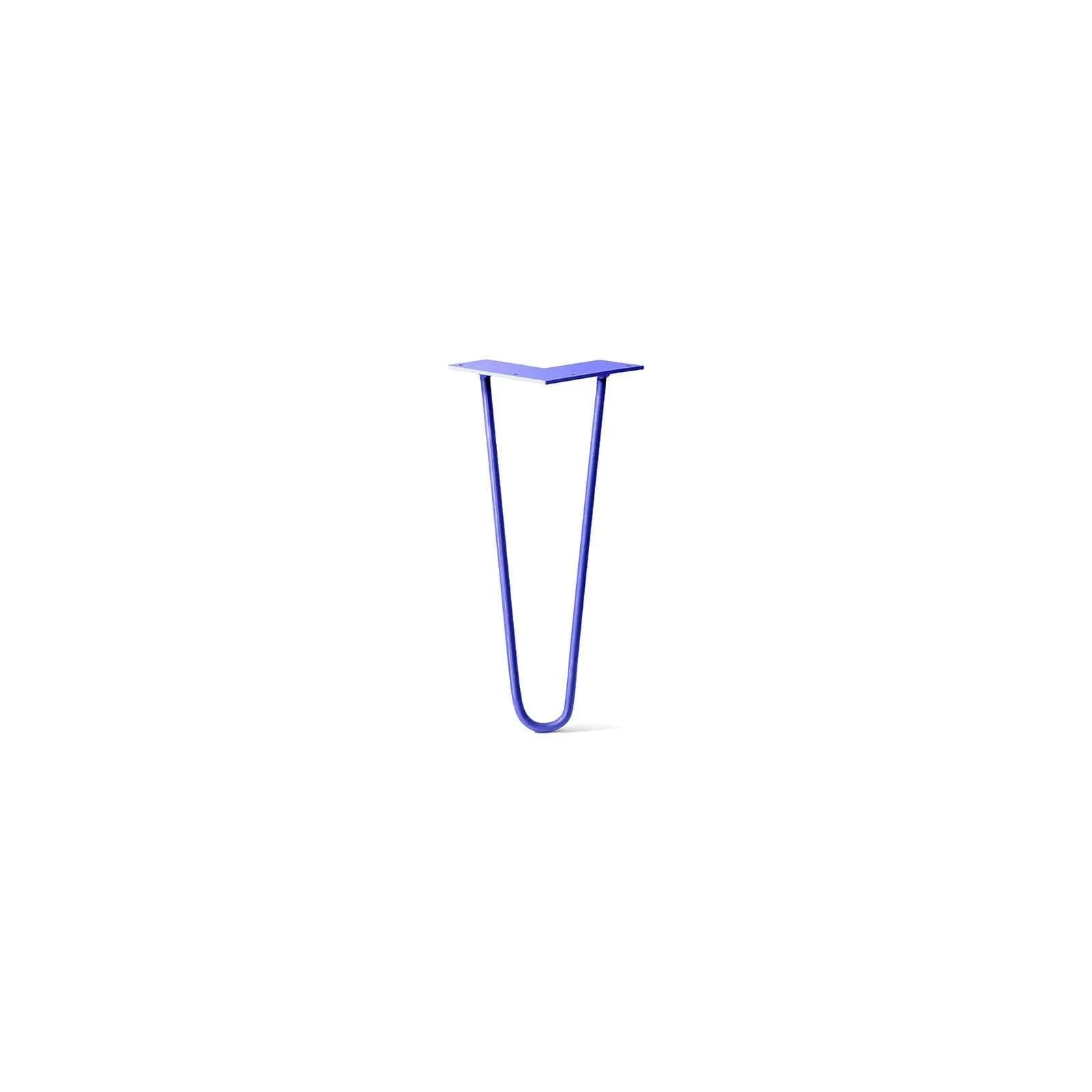 Hairpin Leg (Sold Separately), 2-Rod Design - Blue Powder Coated Finish