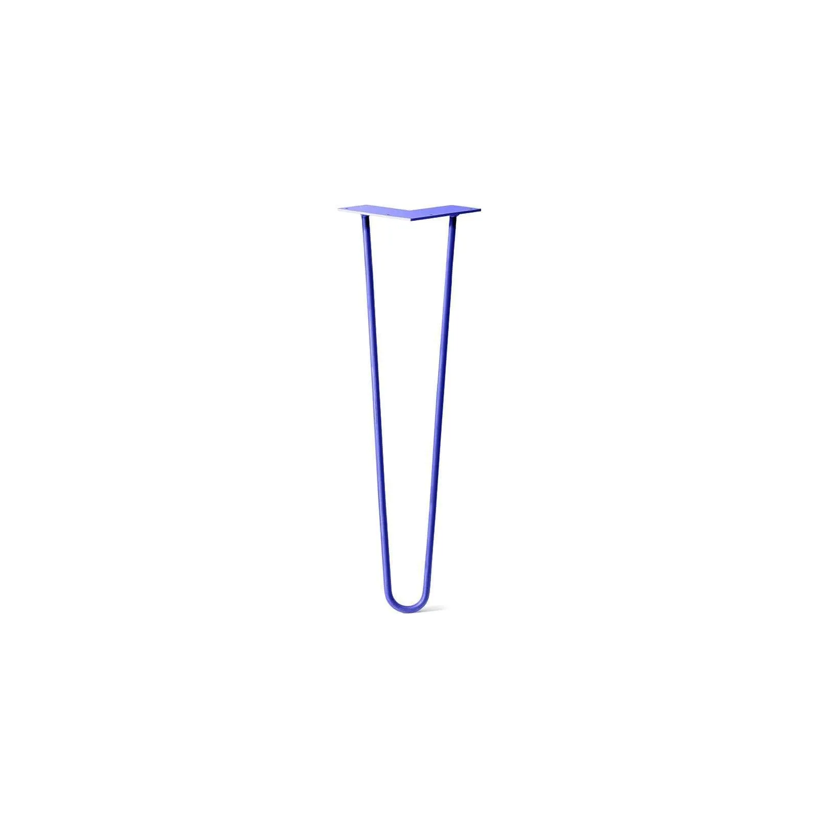 Hairpin Leg (Sold Separately), 2-Rod Design - Blue Powder Coated Finish