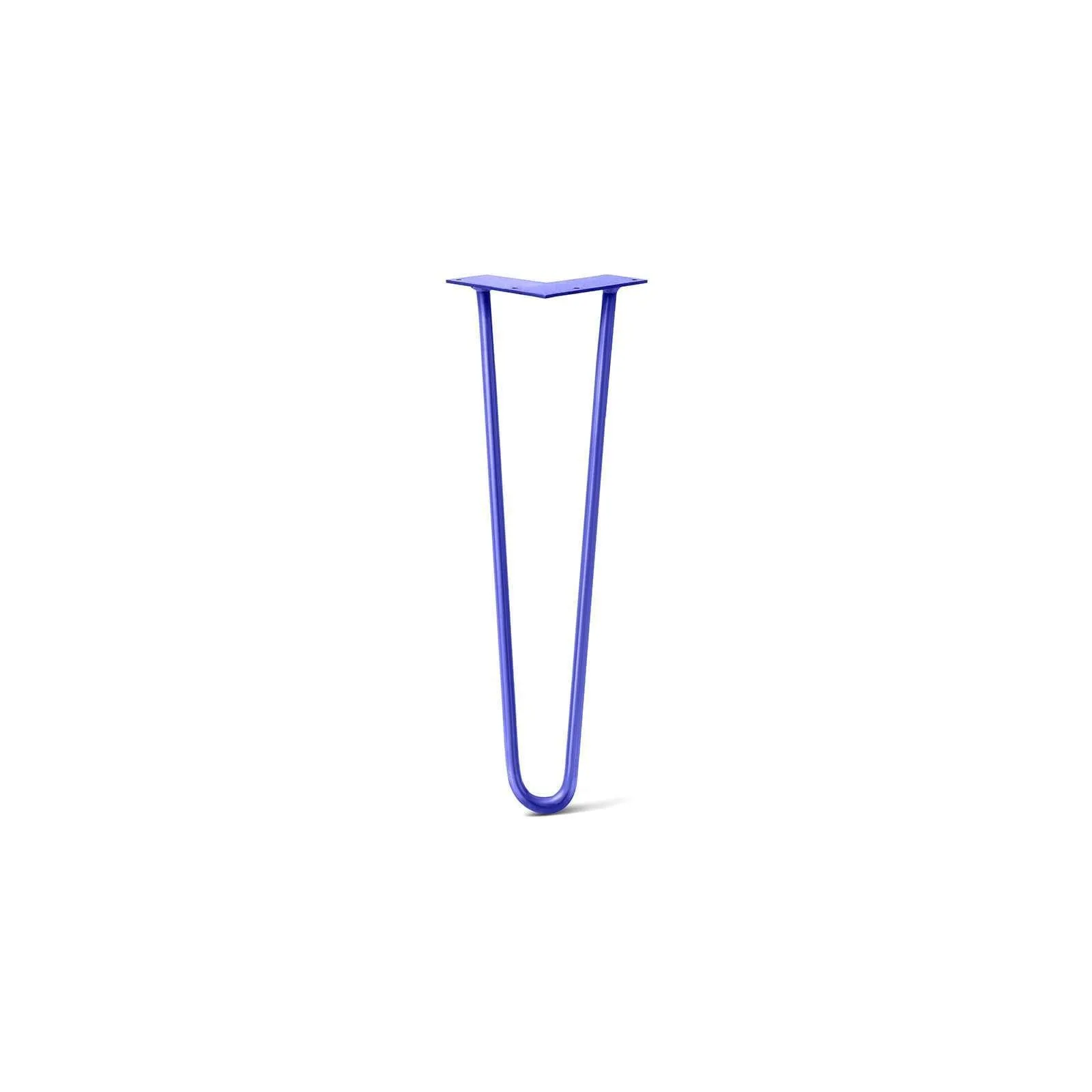 Hairpin Leg (Sold Separately), 2-Rod Design - Blue Powder Coated Finish