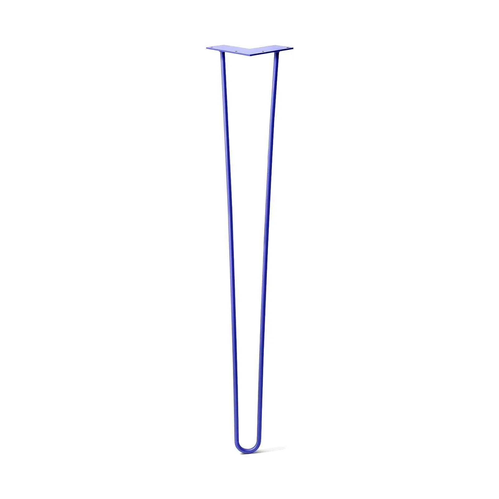 Hairpin Leg (Sold Separately), 2-Rod Design - Blue Powder Coated Finish
