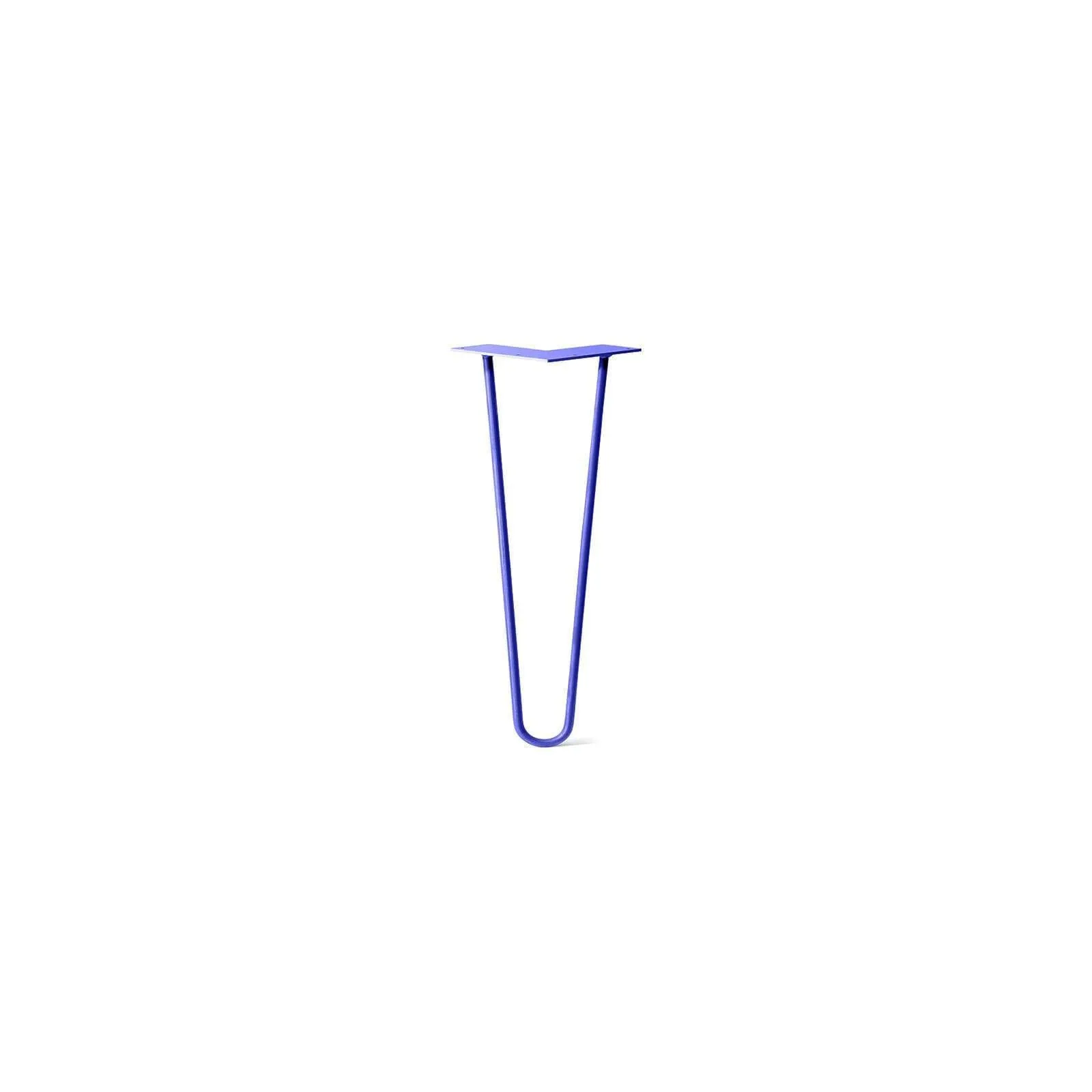 Hairpin Leg (Sold Separately), 2-Rod Design - Blue Powder Coated Finish