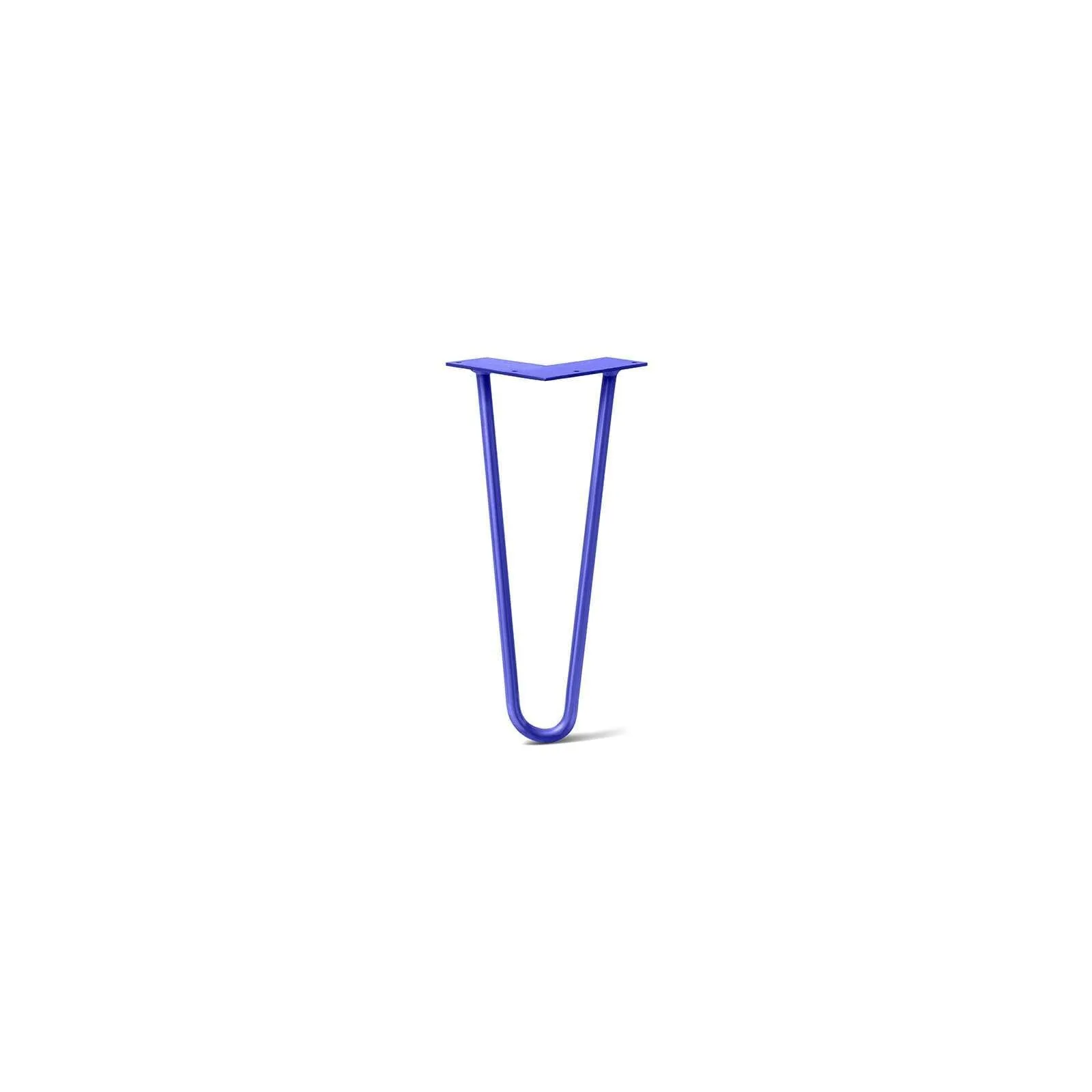Hairpin Leg (Sold Separately), 2-Rod Design - Blue Powder Coated Finish