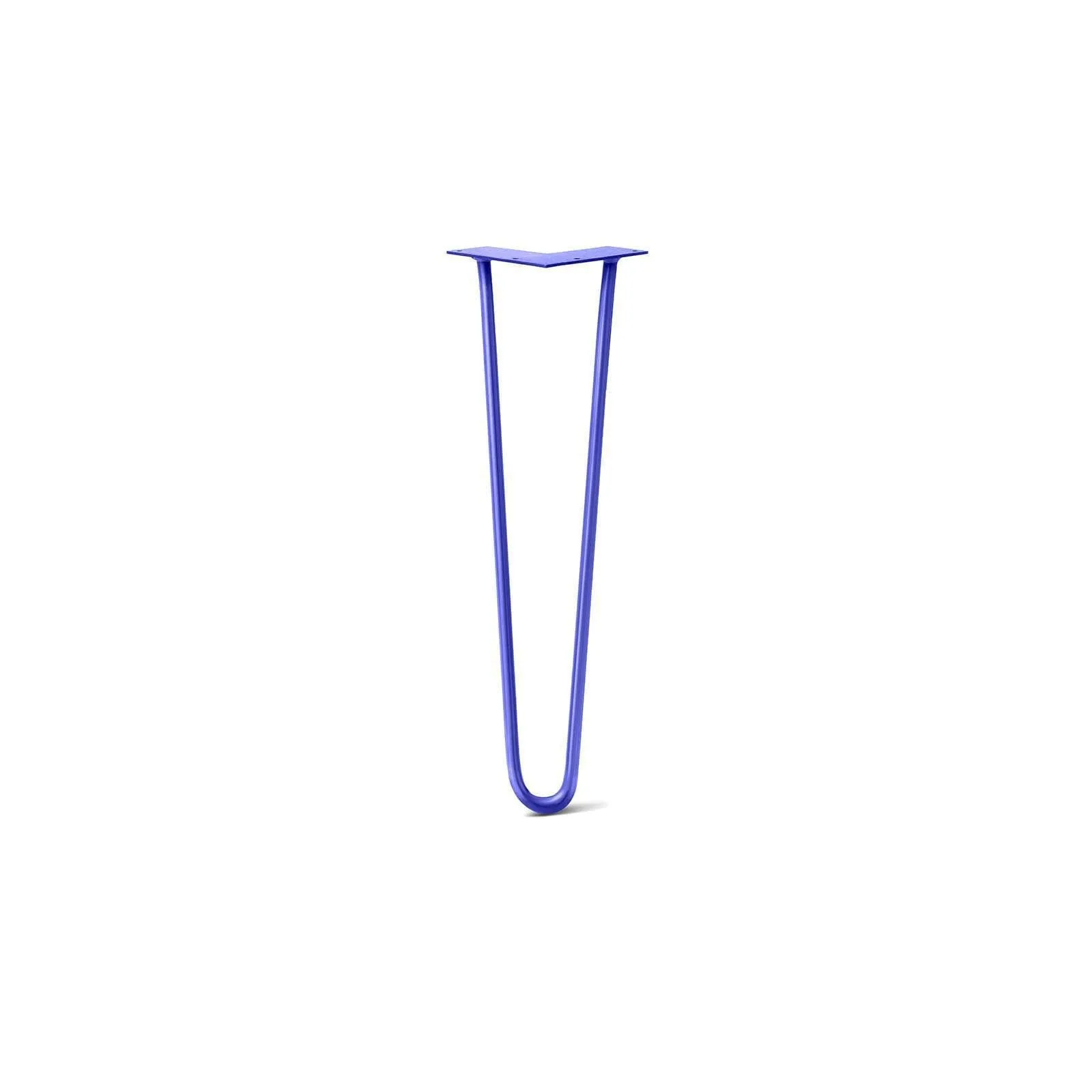 Hairpin Leg (Sold Separately), 2-Rod Design - Blue Powder Coated Finish