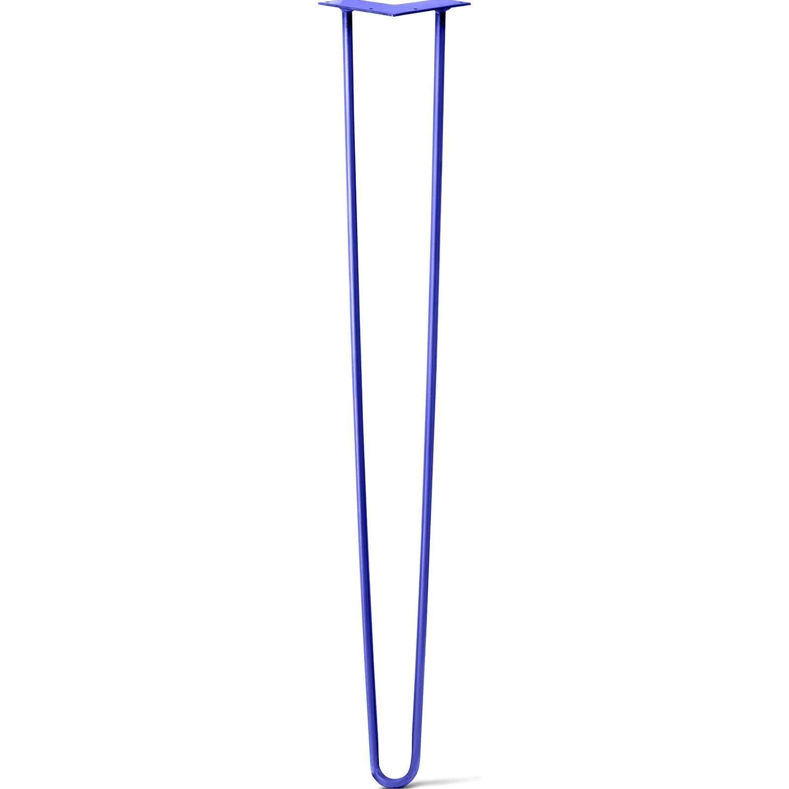 Hairpin Leg (Sold Separately), 2-Rod Design - Blue Powder Coated Finish