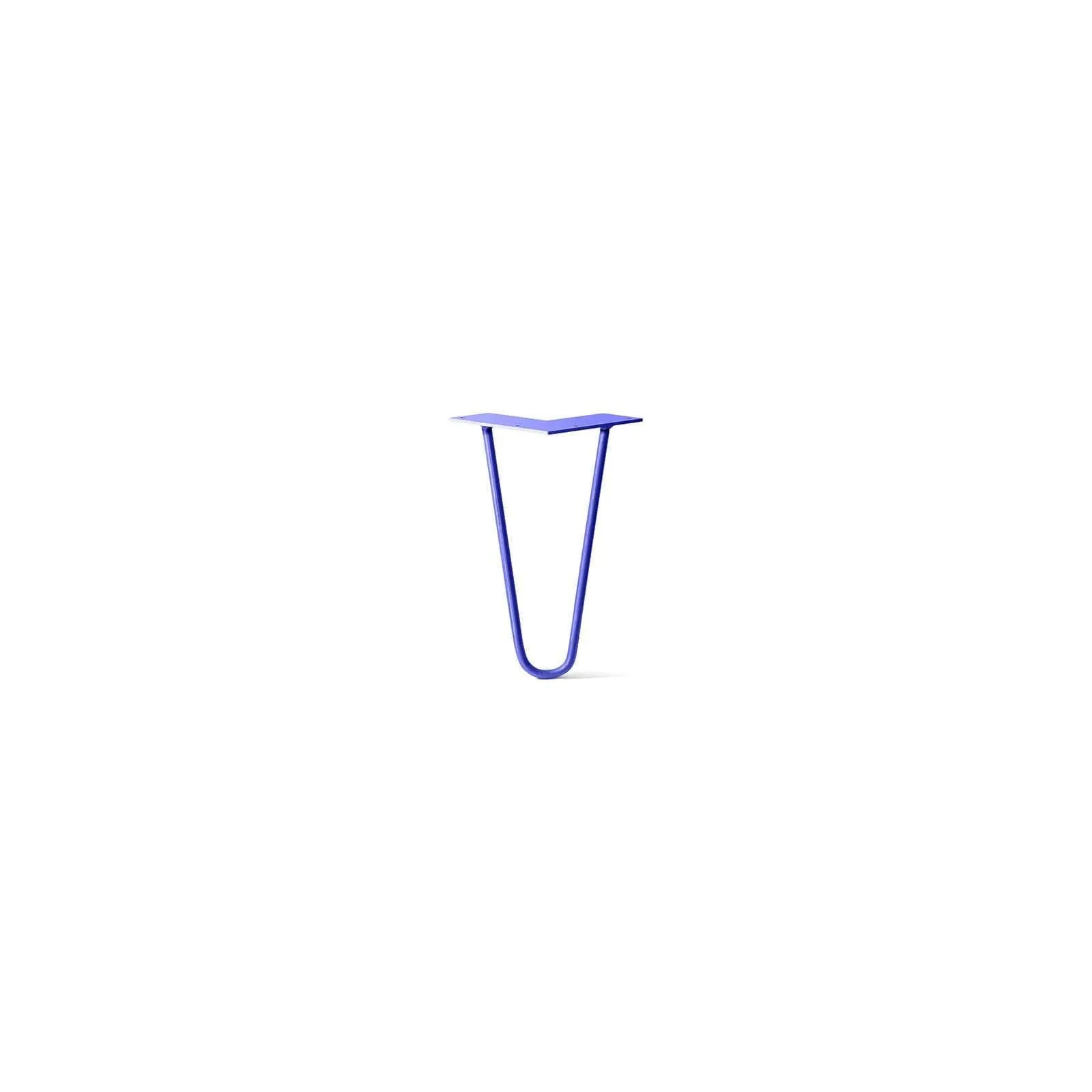 Hairpin Leg (Sold Separately), 2-Rod Design - Blue Powder Coated Finish