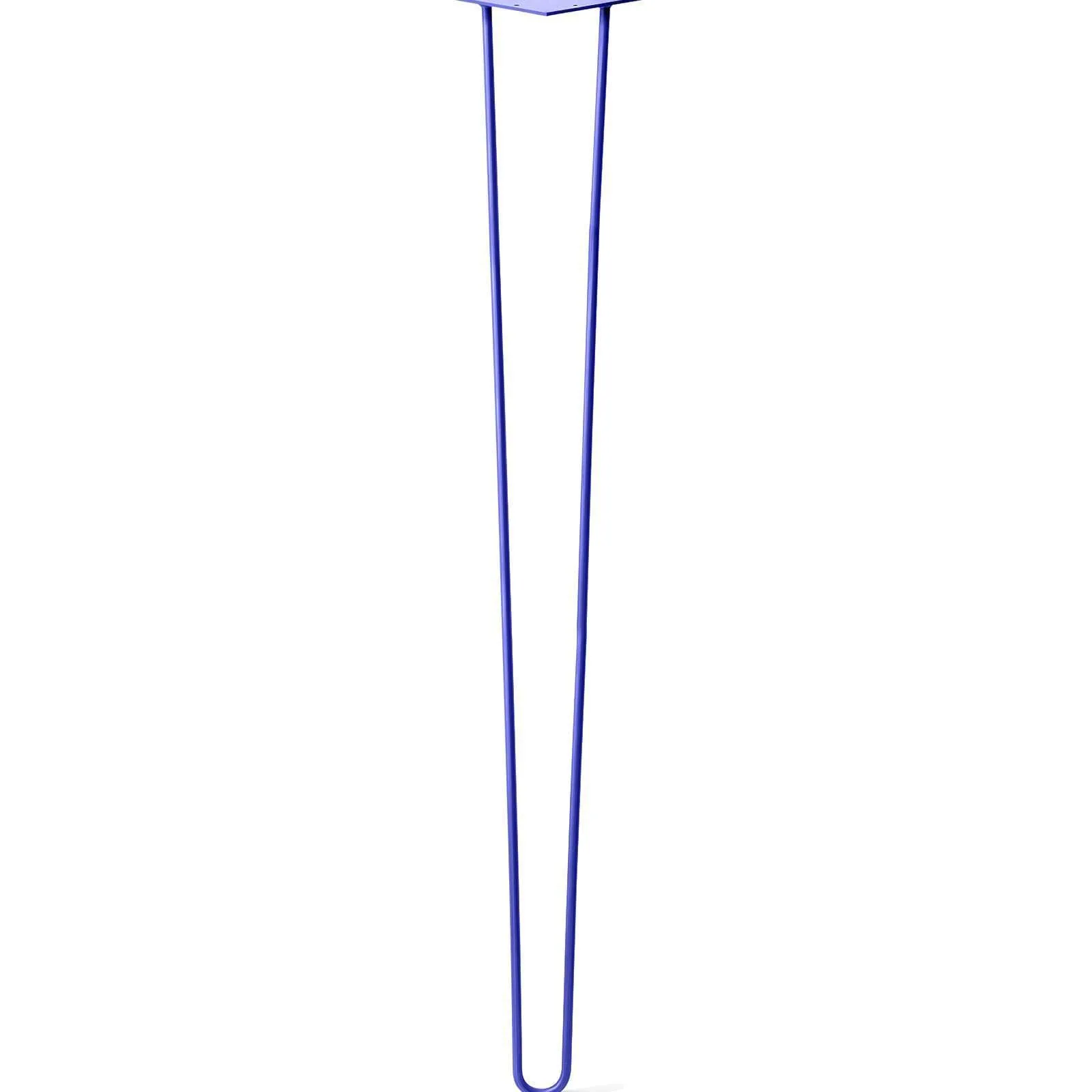 Hairpin Leg (Sold Separately), 2-Rod Design - Blue Powder Coated Finish