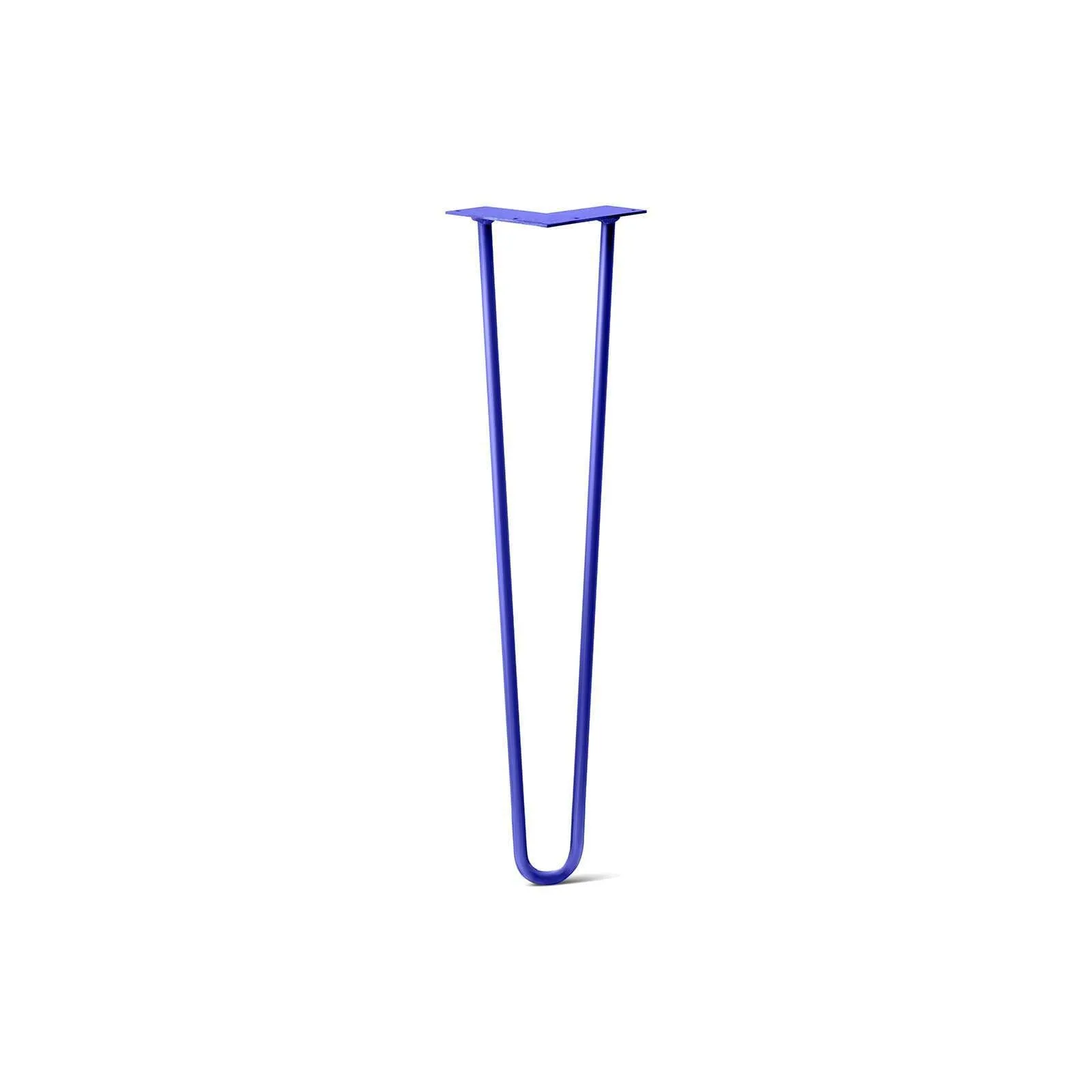Hairpin Leg (Sold Separately), 2-Rod Design - Blue Powder Coated Finish