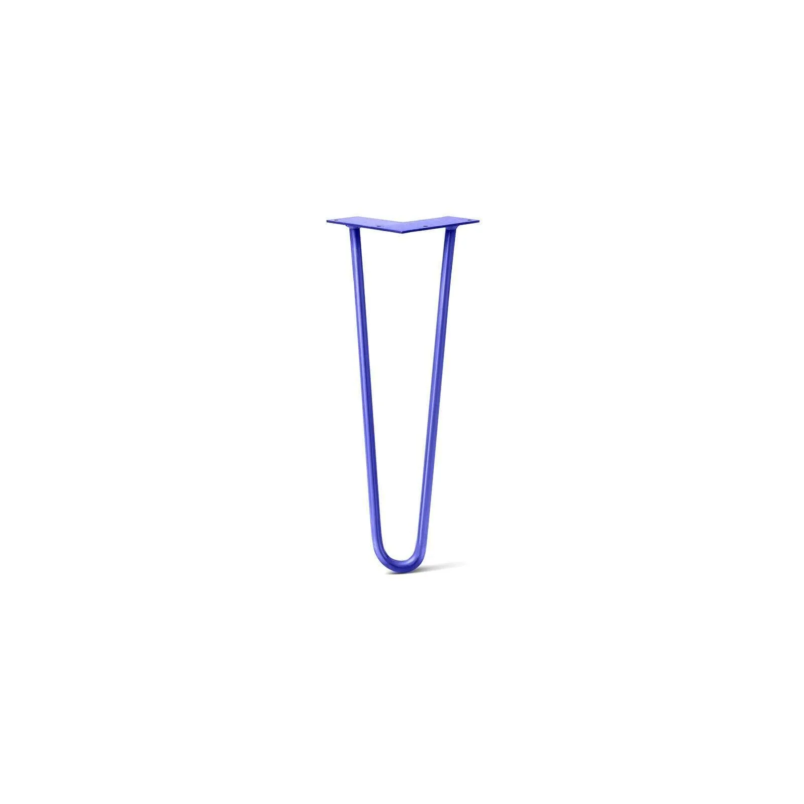 Hairpin Leg (Sold Separately), 2-Rod Design - Blue Powder Coated Finish