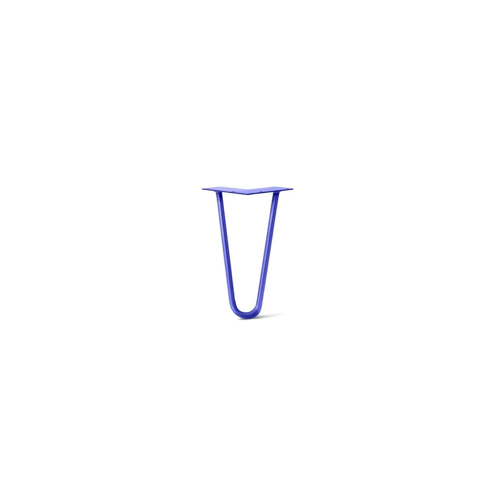 Hairpin Leg (Sold Separately), 2-Rod Design - Blue Powder Coated Finish