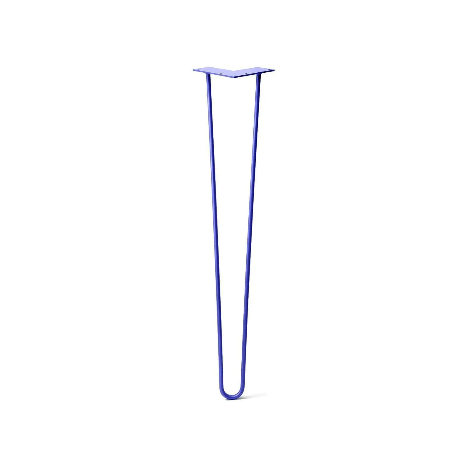 Hairpin Leg (Sold Separately), 2-Rod Design - Blue Powder Coated Finish