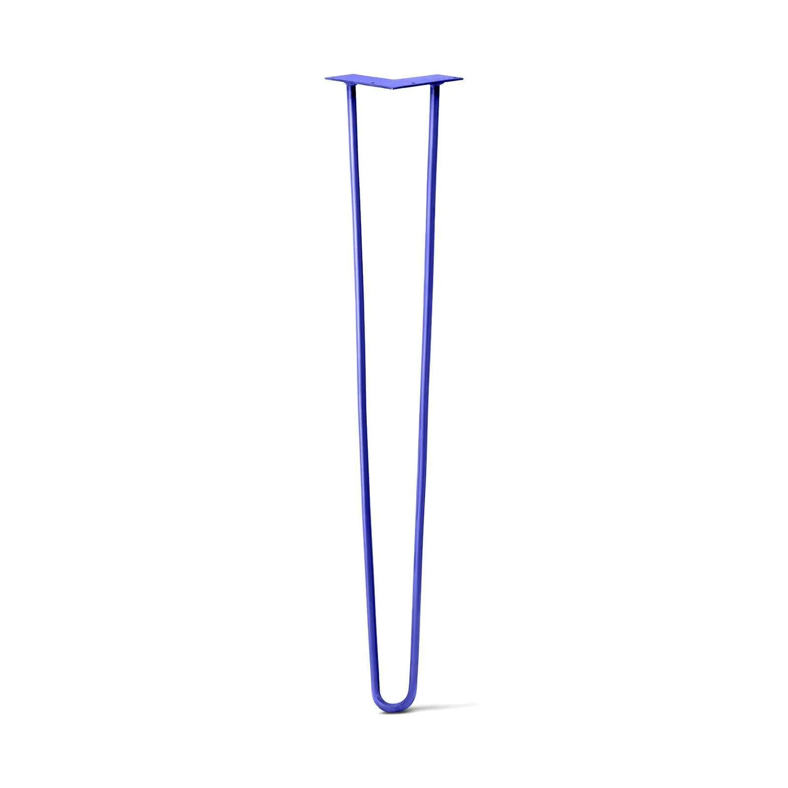 Hairpin Leg (Sold Separately), 2-Rod Design - Blue Powder Coated Finish