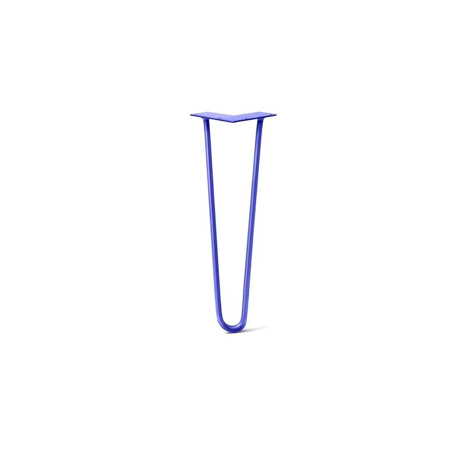 Hairpin Leg (Sold Separately), 2-Rod Design - Blue Powder Coated Finish