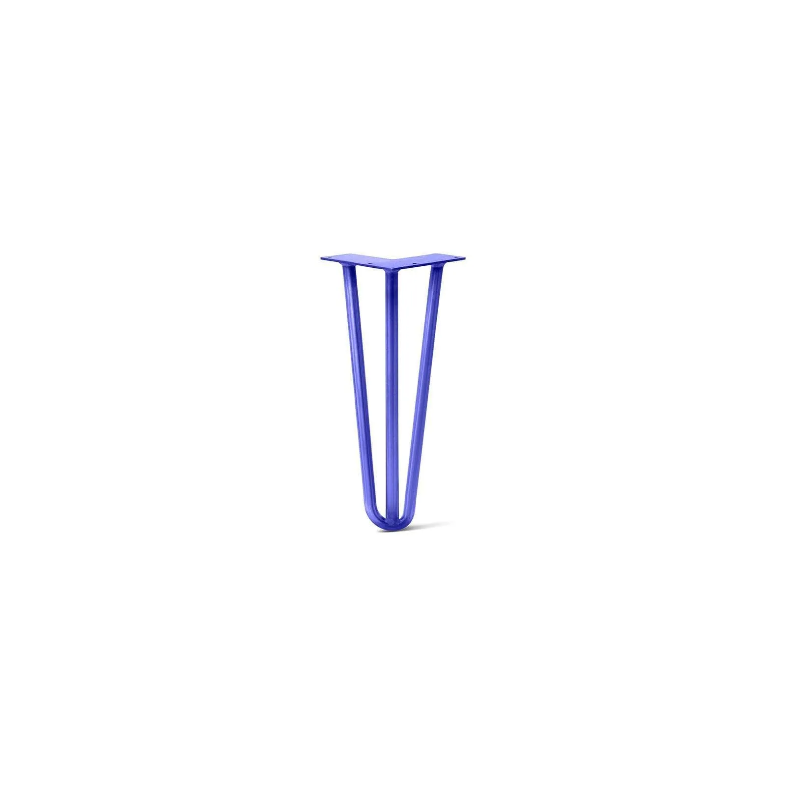 Hairpin Leg (Sold Separately), 3-Rod Design - Blue Powder Coated Finish