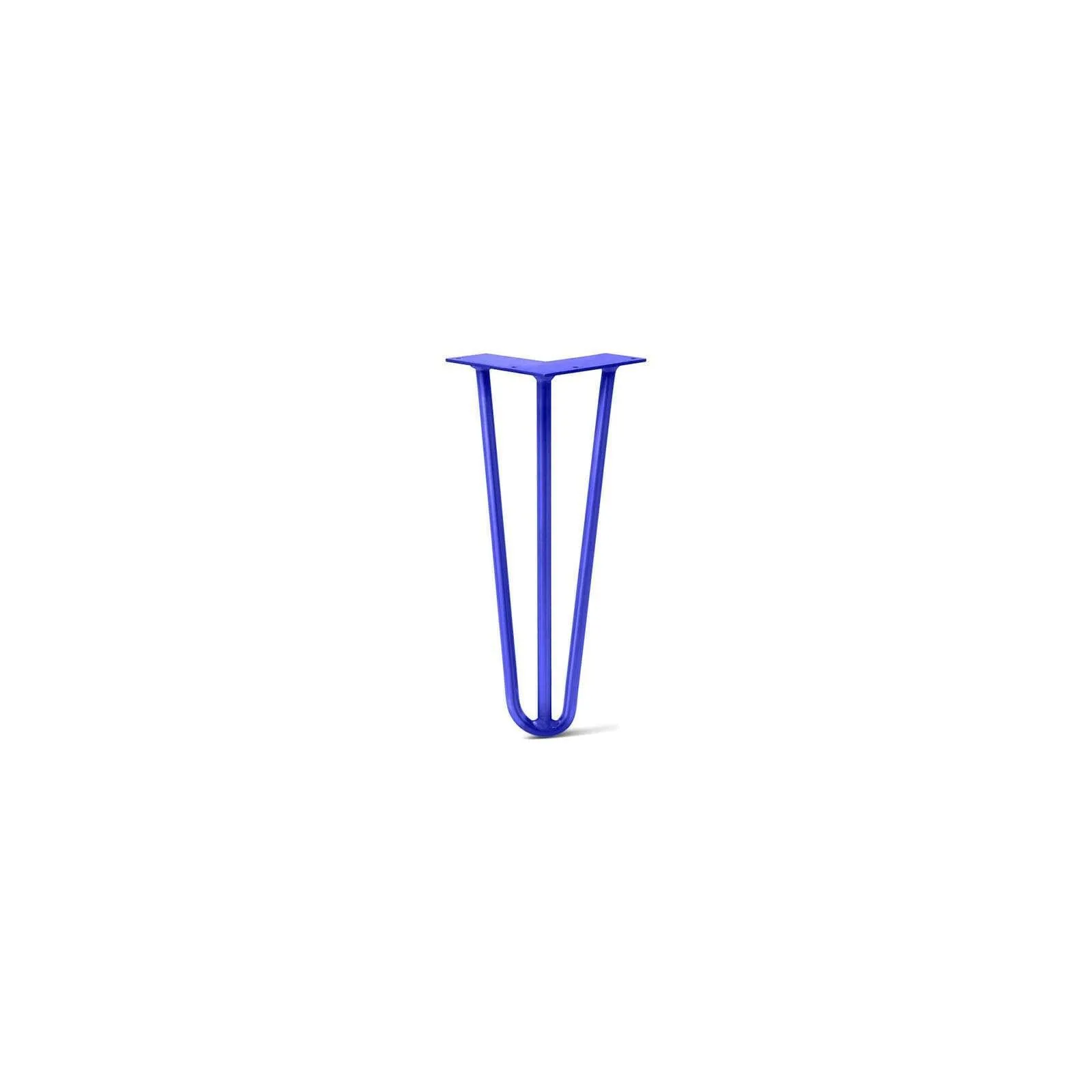 Hairpin Leg (Sold Separately), 3-Rod Design - Blue Powder Coated Finish