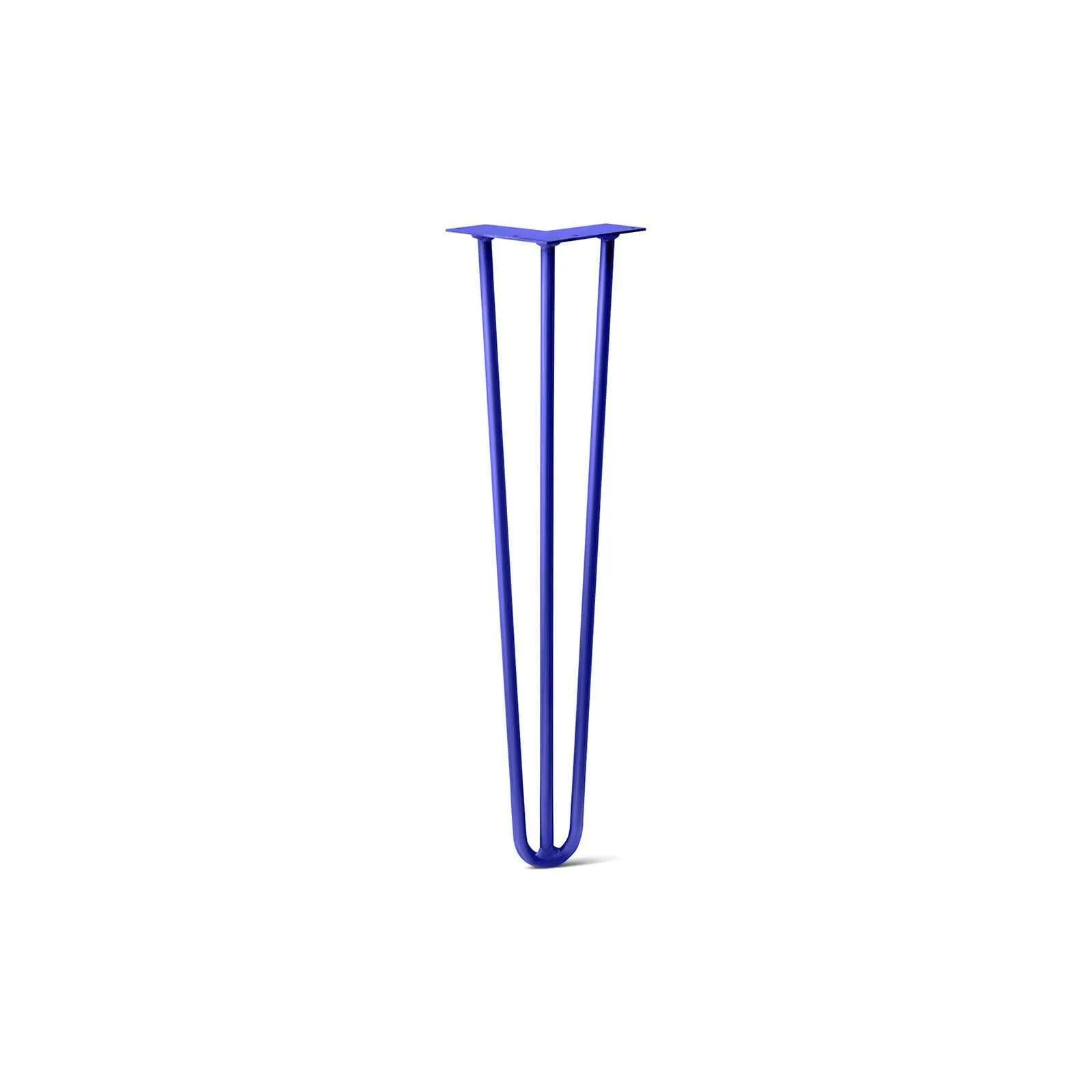 Hairpin Leg (Sold Separately), 3-Rod Design - Blue Powder Coated Finish