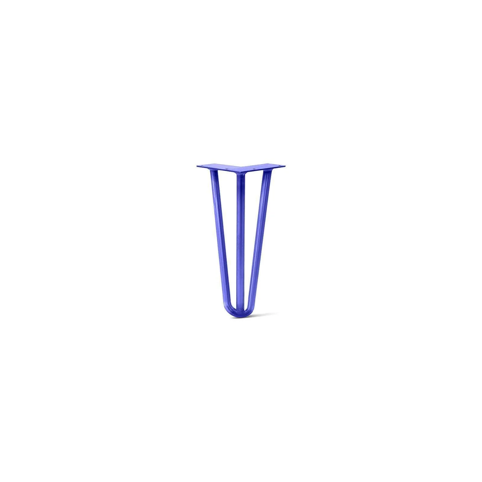 Hairpin Leg (Sold Separately), 3-Rod Design - Blue Powder Coated Finish
