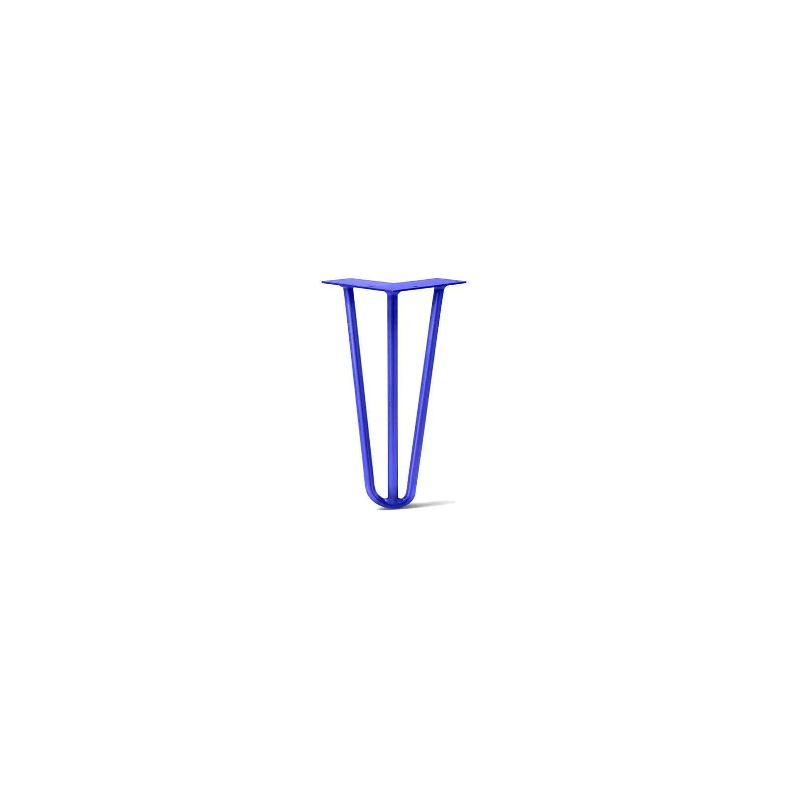 Hairpin Leg (Sold Separately), 3-Rod Design - Blue Powder Coated Finish