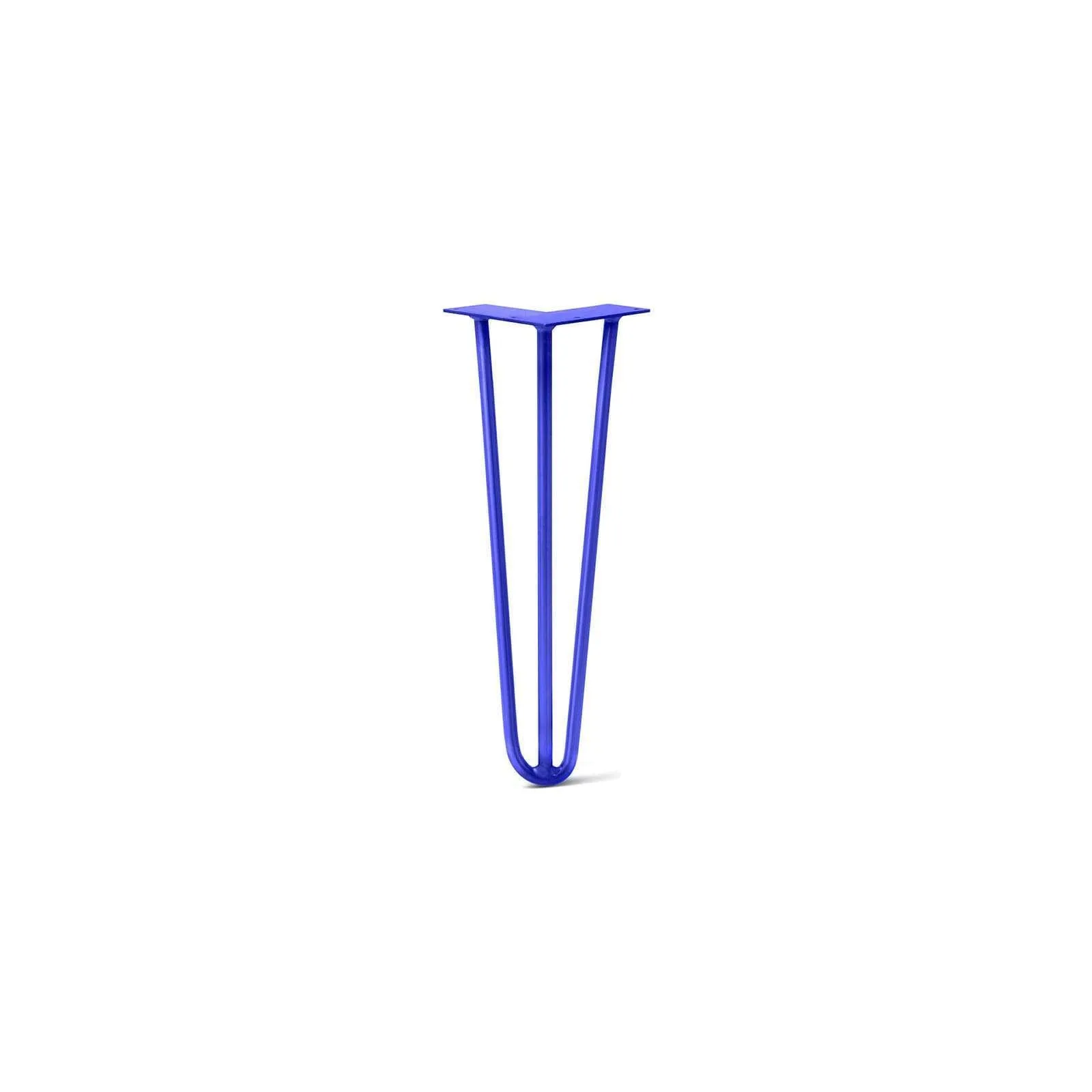Hairpin Leg (Sold Separately), 3-Rod Design - Blue Powder Coated Finish