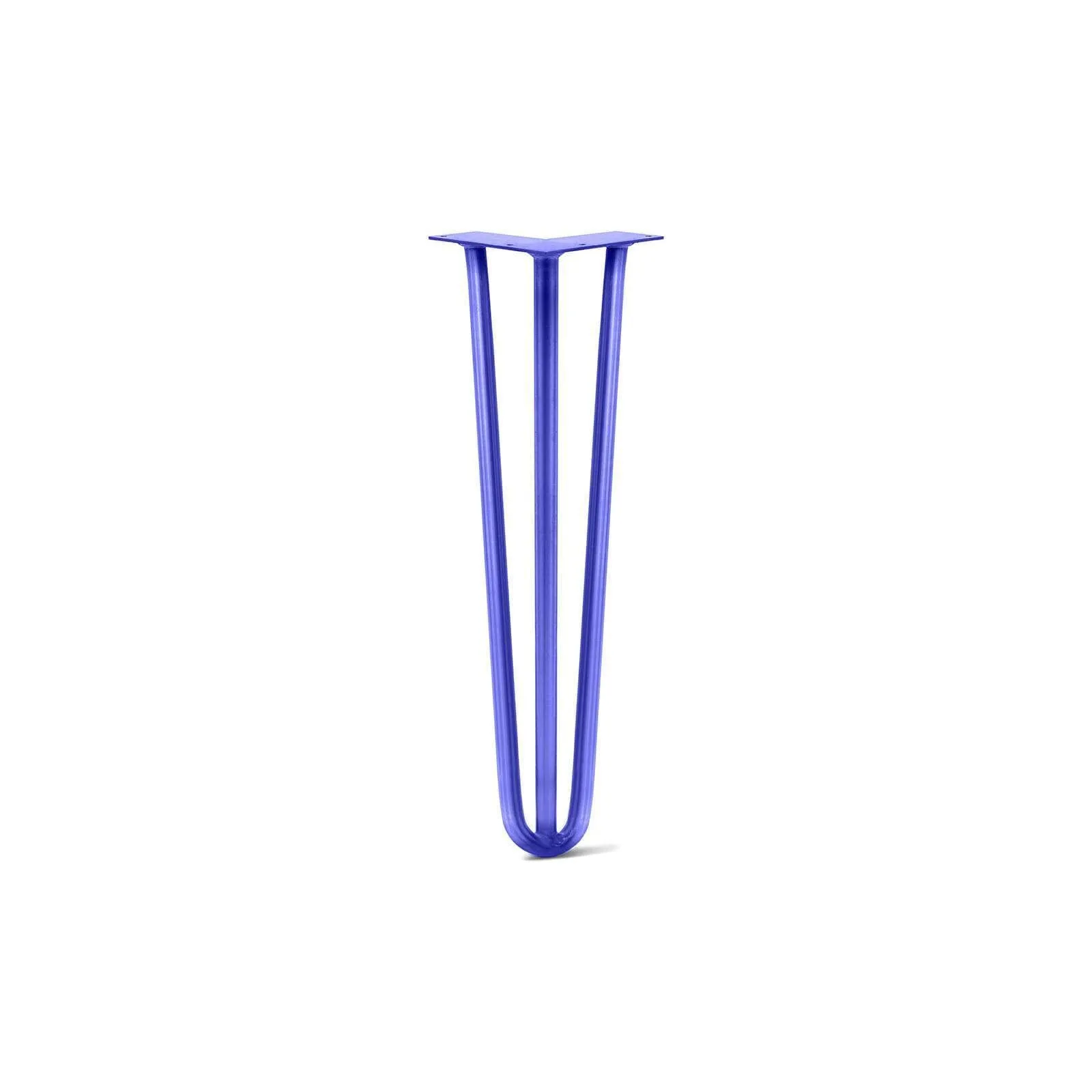 Hairpin Leg (Sold Separately), 3-Rod Design - Blue Powder Coated Finish