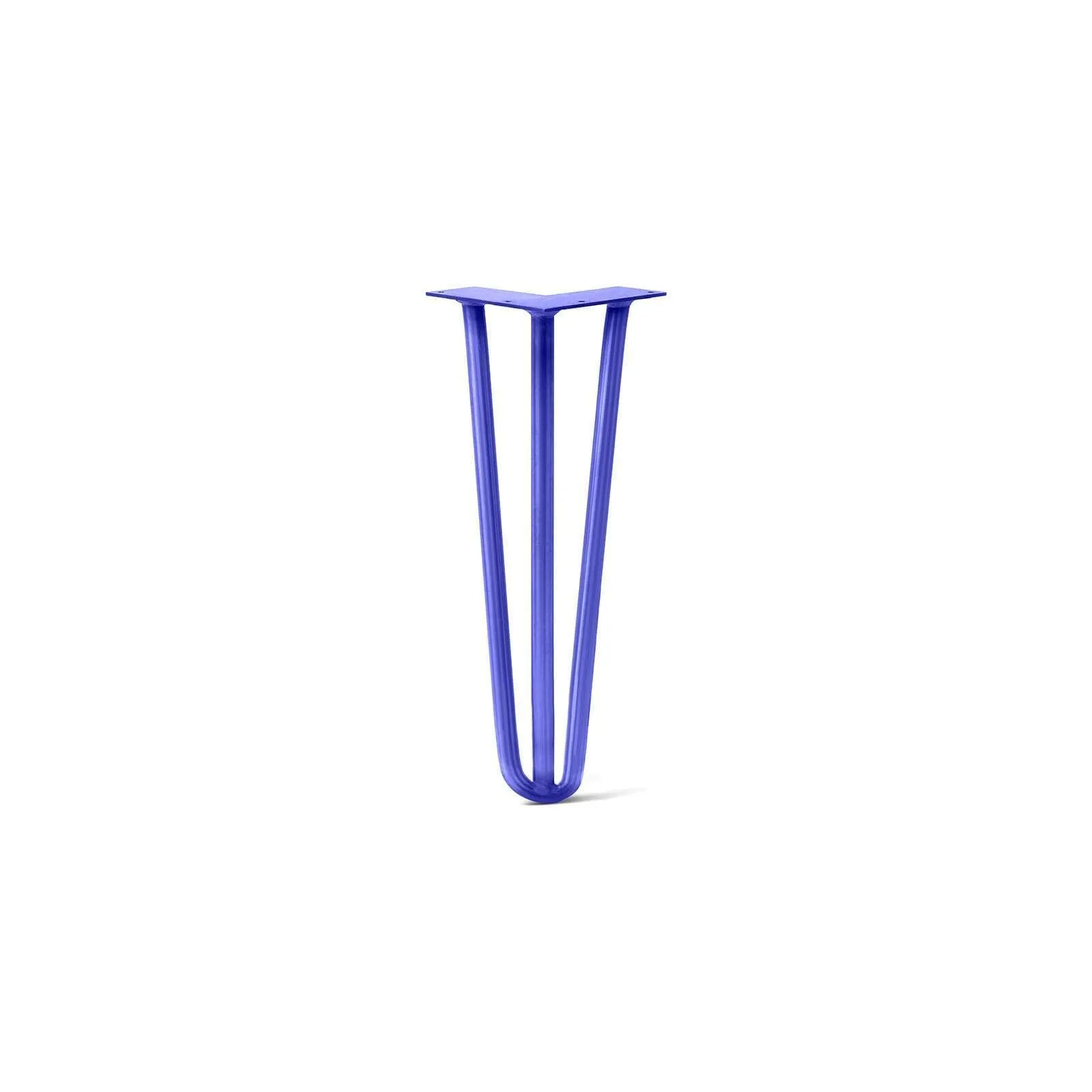 Hairpin Leg (Sold Separately), 3-Rod Design - Blue Powder Coated Finish