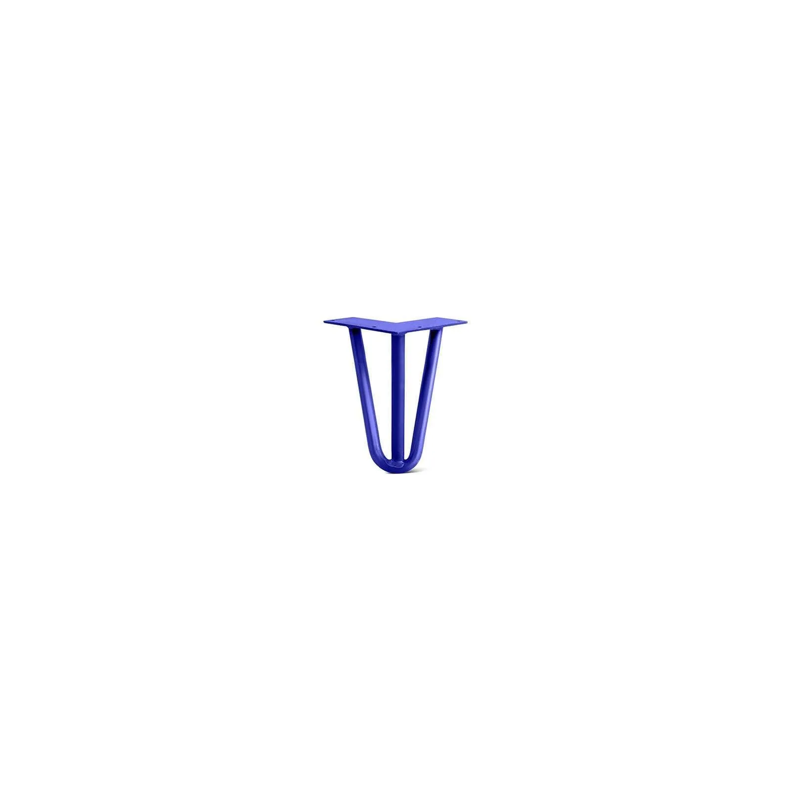 Hairpin Leg (Sold Separately), 3-Rod Design - Blue Powder Coated Finish