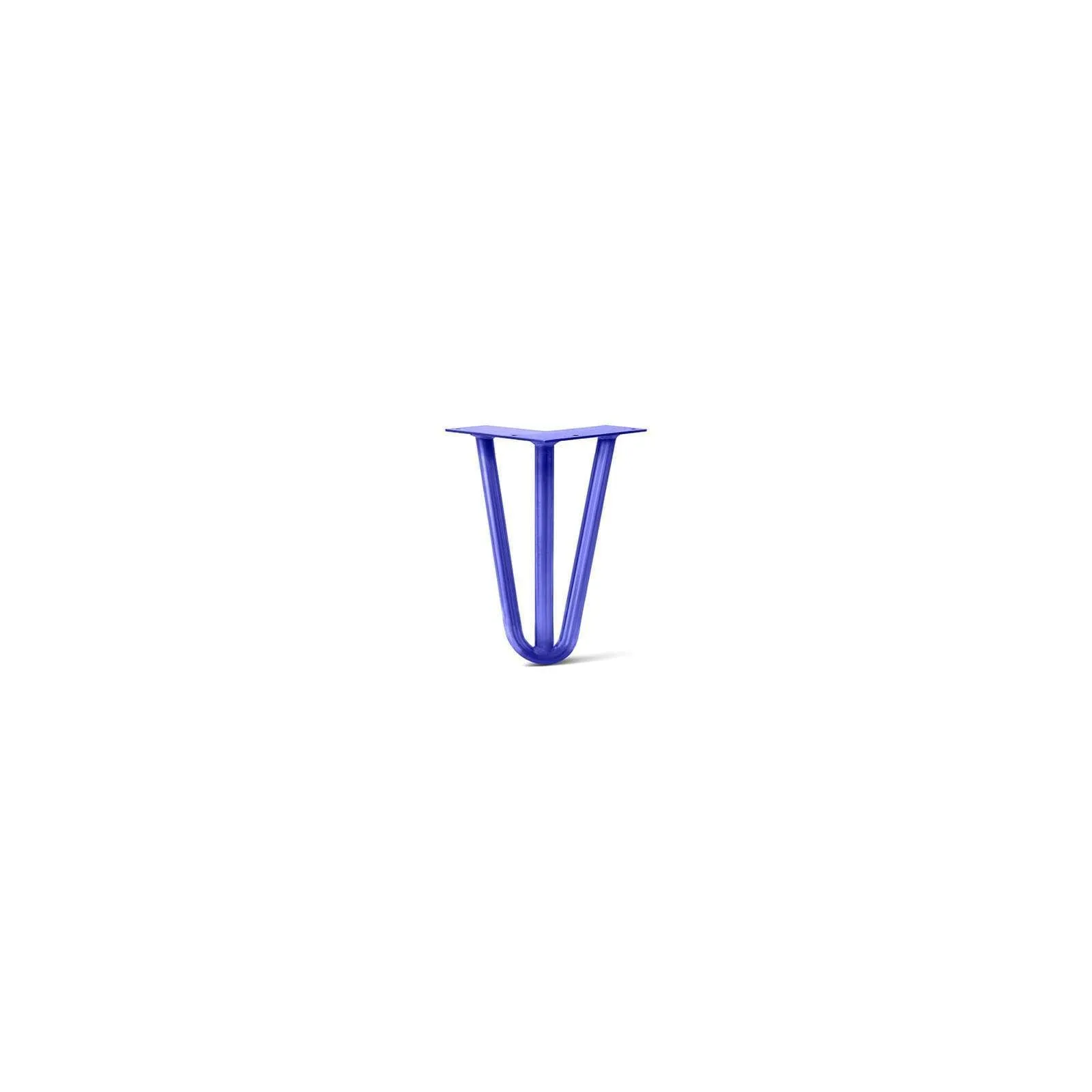 Hairpin Leg (Sold Separately), 3-Rod Design - Blue Powder Coated Finish