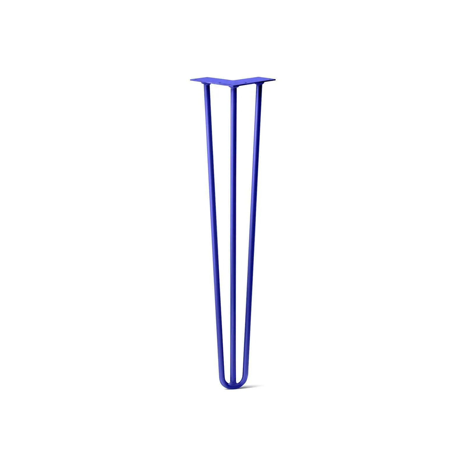 Hairpin Leg (Sold Separately), 3-Rod Design - Blue Powder Coated Finish
