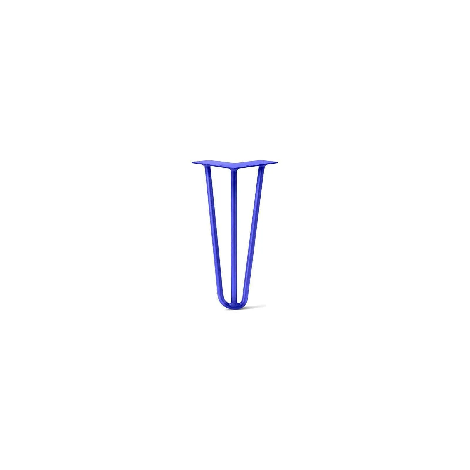 Hairpin Leg (Sold Separately), 3-Rod Design - Blue Powder Coated Finish