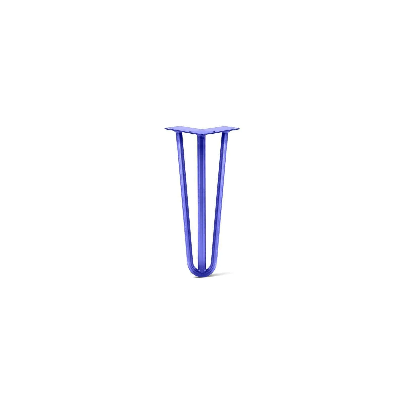 Hairpin Leg (Sold Separately), 3-Rod Design - Blue Powder Coated Finish
