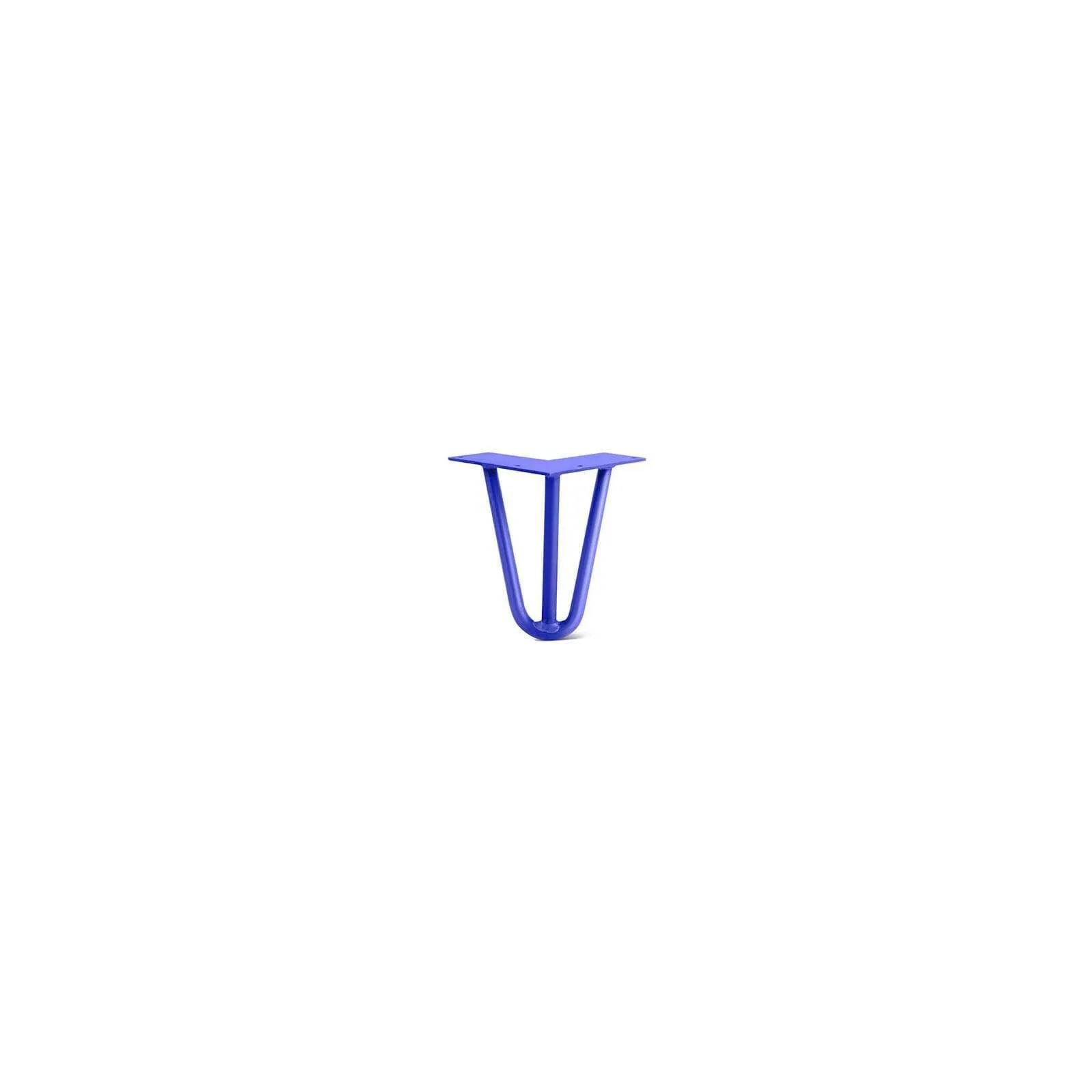 Hairpin Leg (Sold Separately), 3-Rod Design - Blue Powder Coated Finish