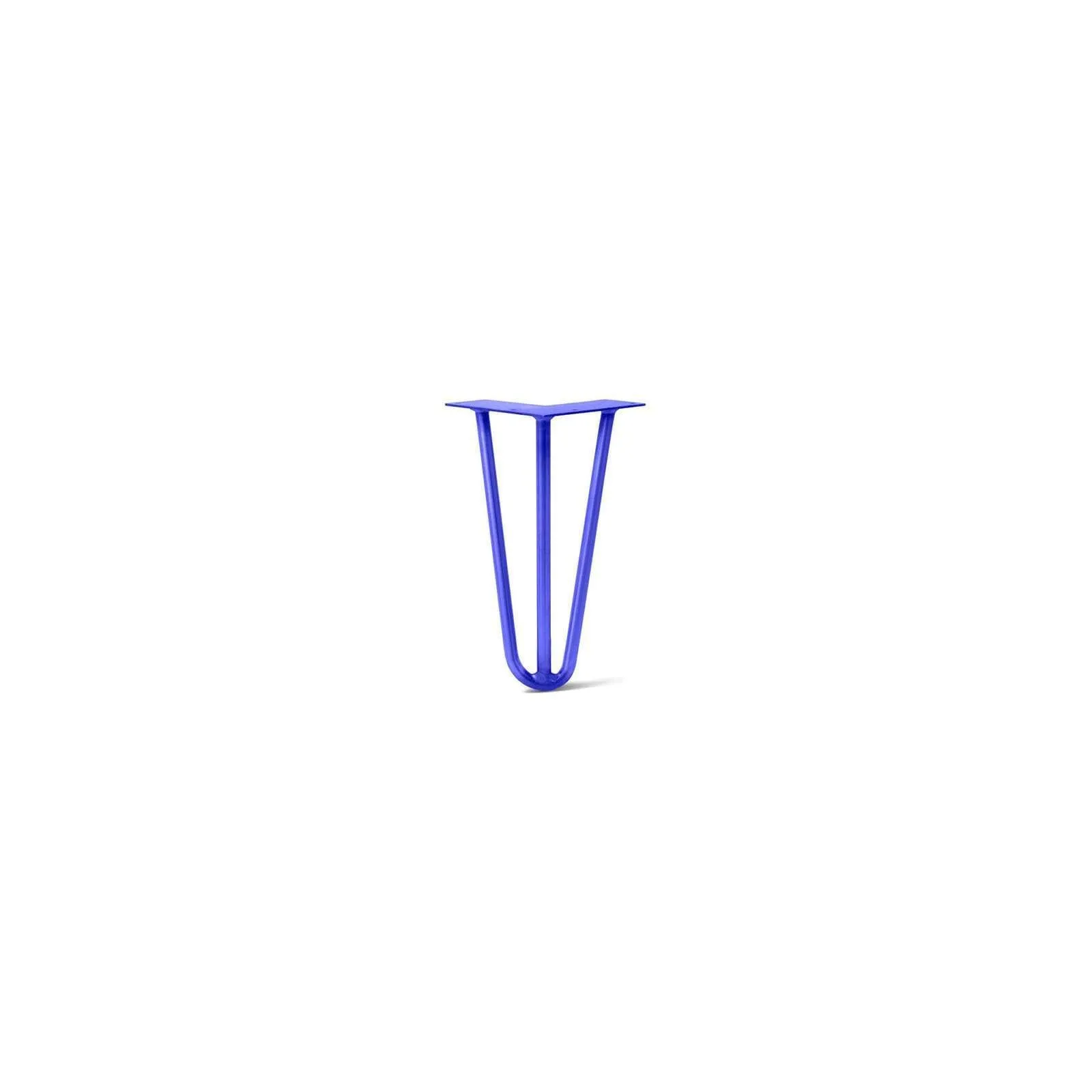 Hairpin Leg (Sold Separately), 3-Rod Design - Blue Powder Coated Finish