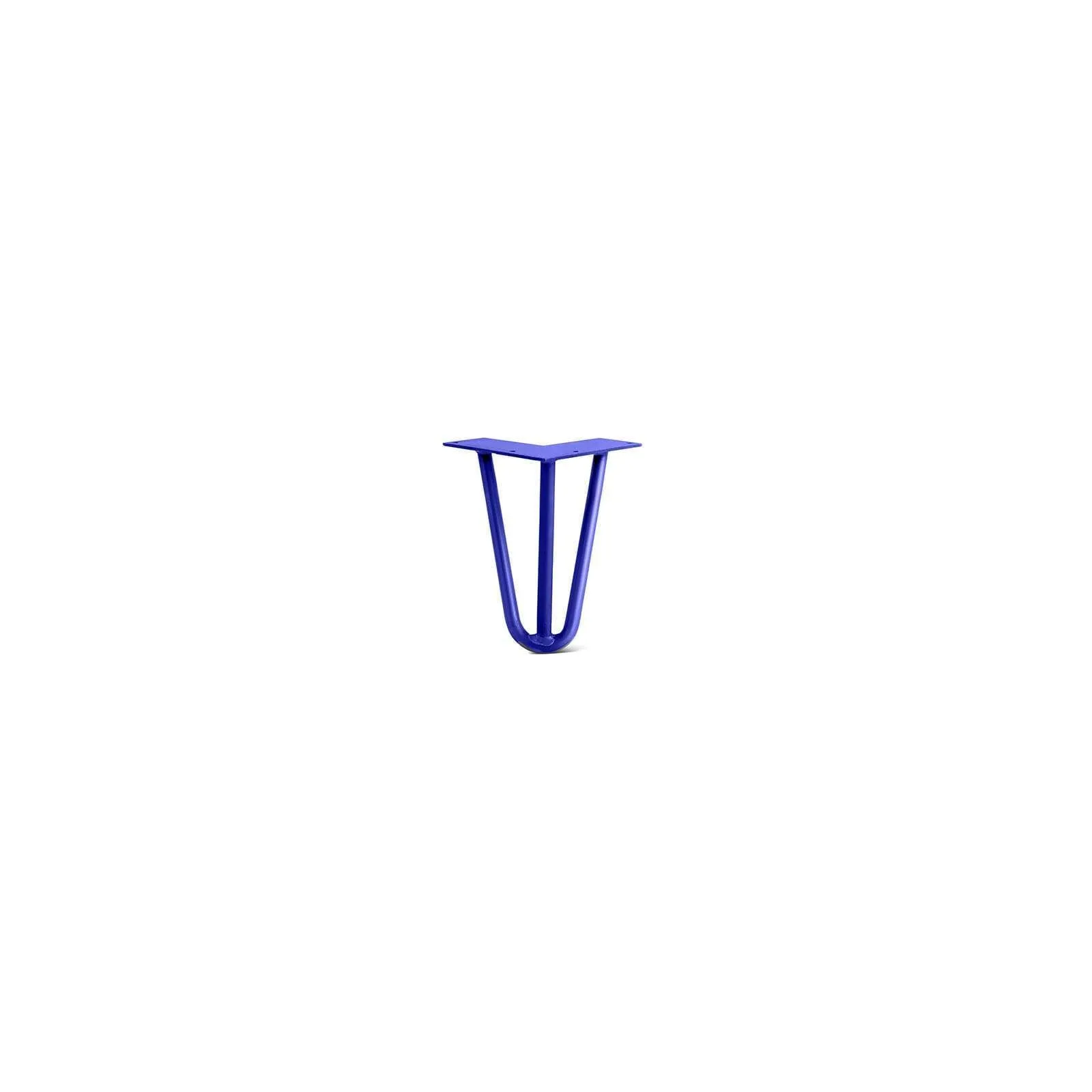 Hairpin Leg (Sold Separately), 3-Rod Design - Blue Powder Coated Finish