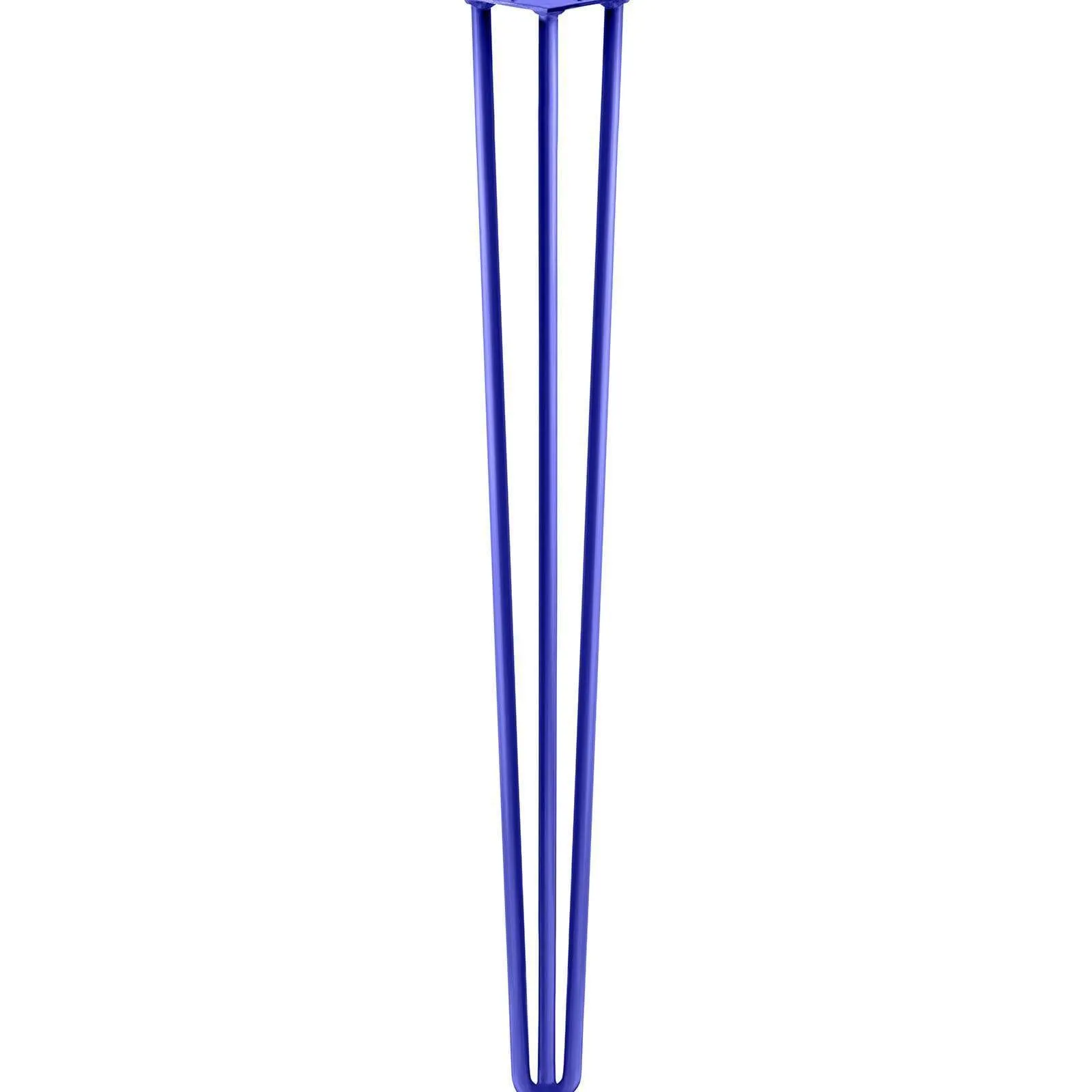 Hairpin Leg (Sold Separately), 3-Rod Design - Blue Powder Coated Finish