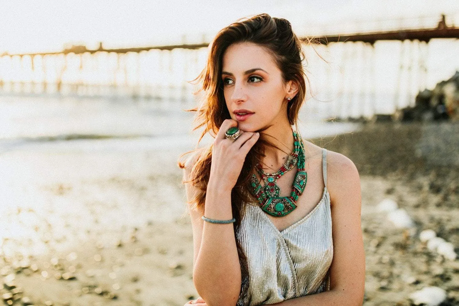 Handmade Tibetan Karma Dolma Necklace