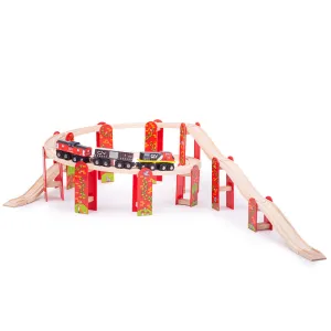 High Level Track Expansion Pack by Bigjigs Toys US