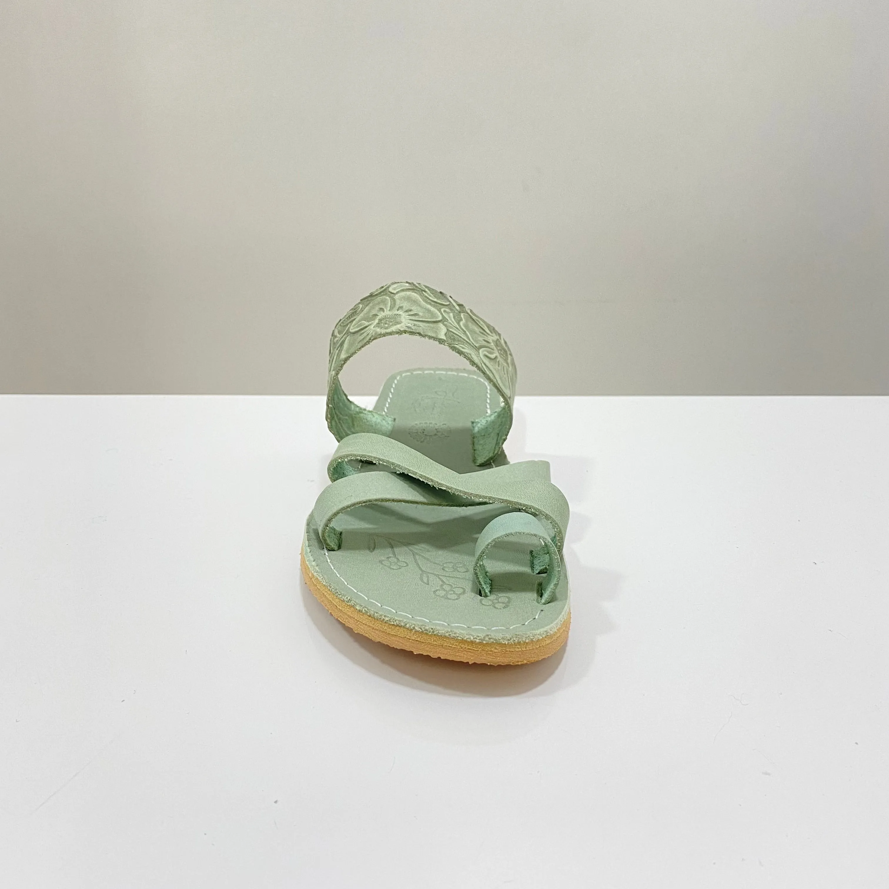 Huarache Handmade Shoe (Anillo Cruzado / Menta)
