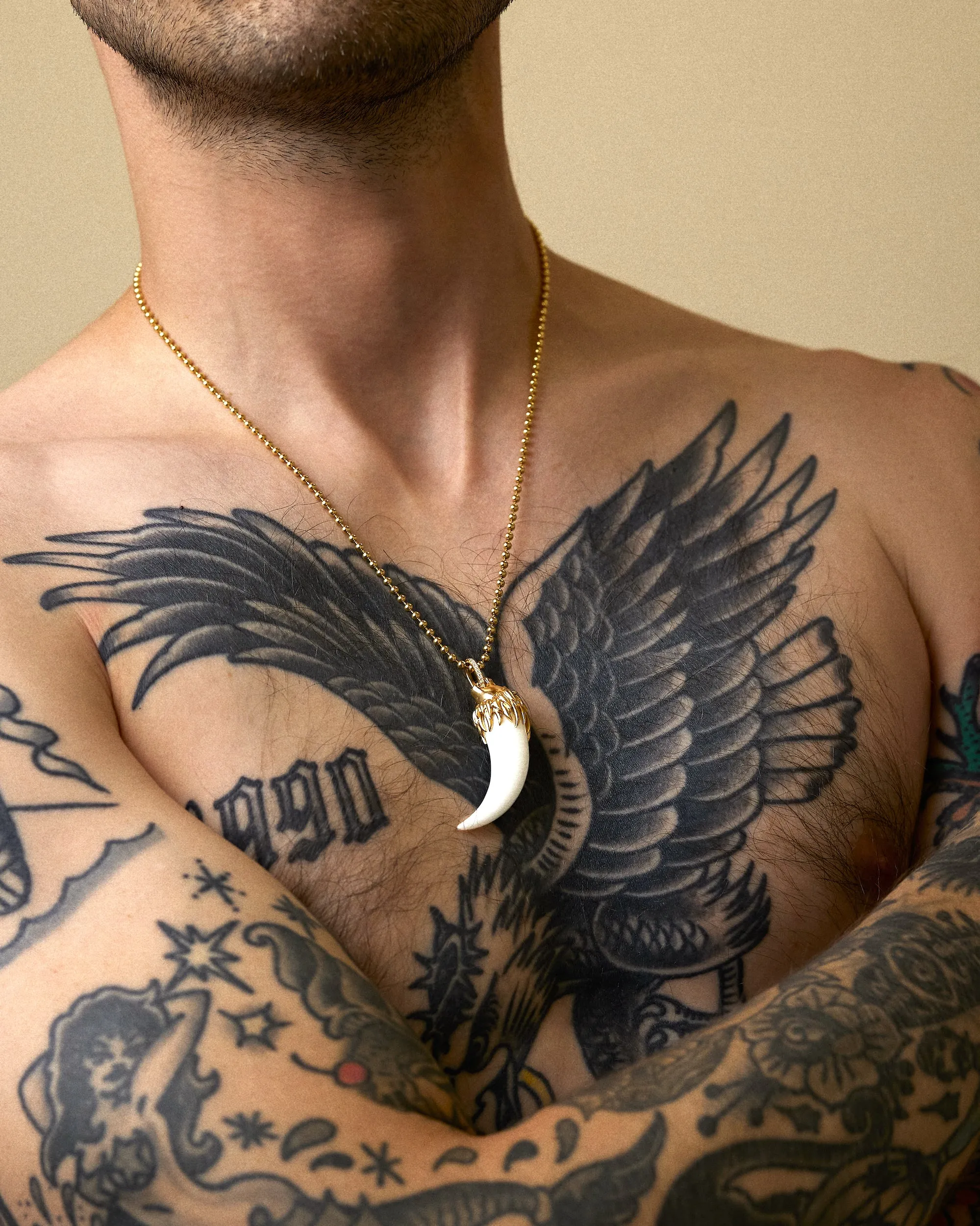Il Leone Grande Lion's Tooth Necklace