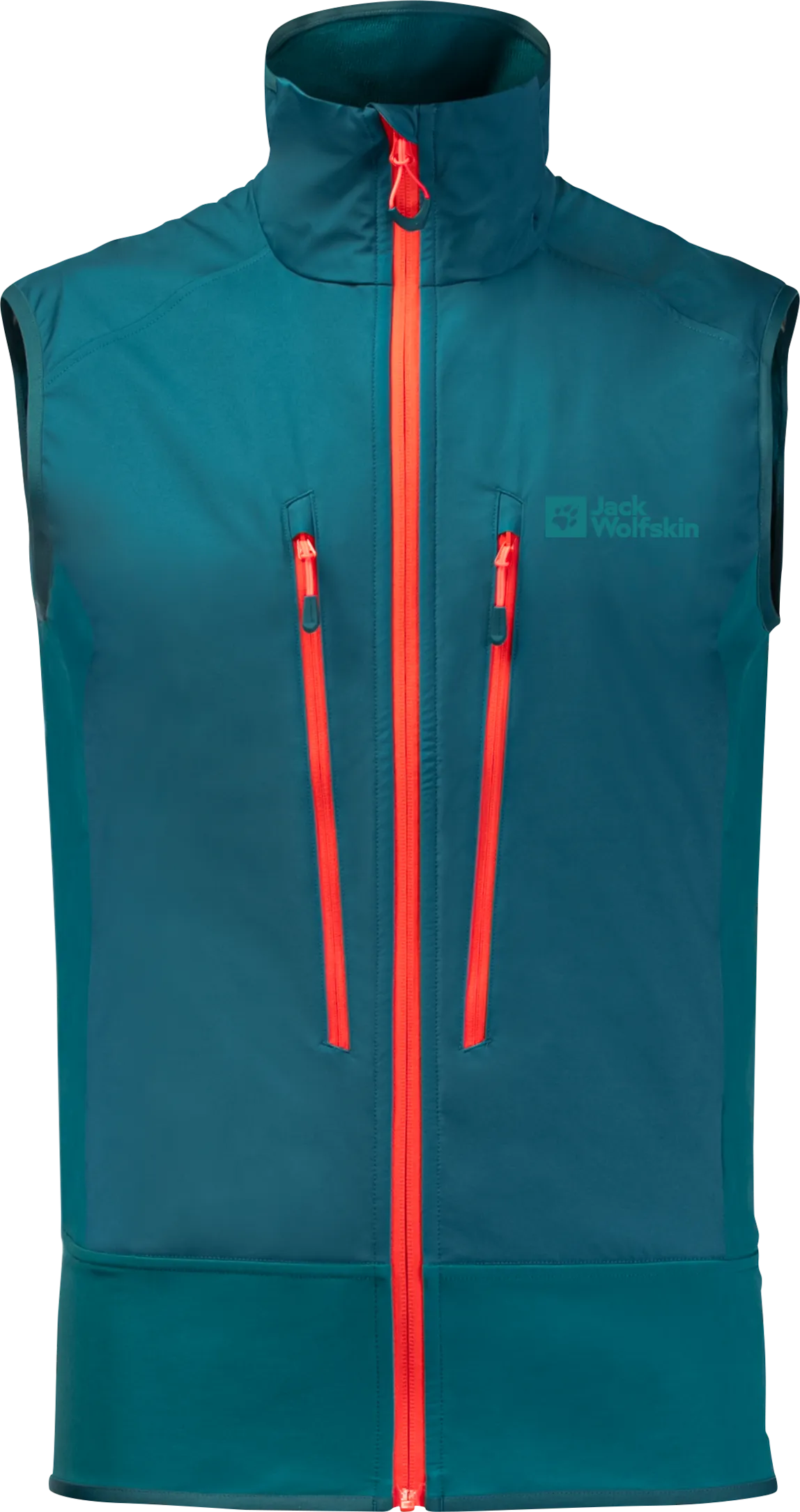 Jack Wolfskin Men&#x27;s Alpspitze Vest Blue Coral | Buy Jack Wolfskin Men&#x27;s Alpspitze Vest Blue Coral here | Outnorth