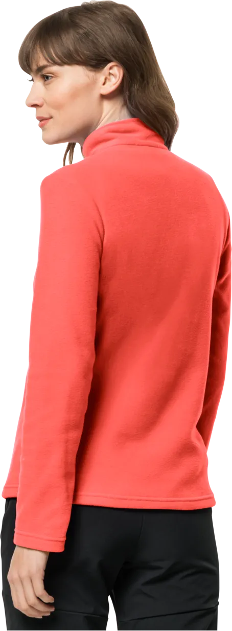 Jack Wolfskin Women&#x27;s Taunus Halfzip Hot Coral | Buy Jack Wolfskin Women&#x27;s Taunus Halfzip Hot Coral here | Outnorth