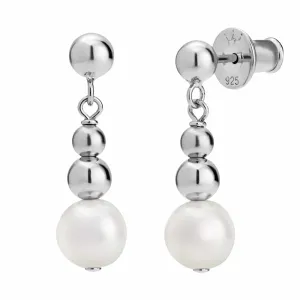 Jersey Pearl Coast Pearl Silver Earrings 1818796