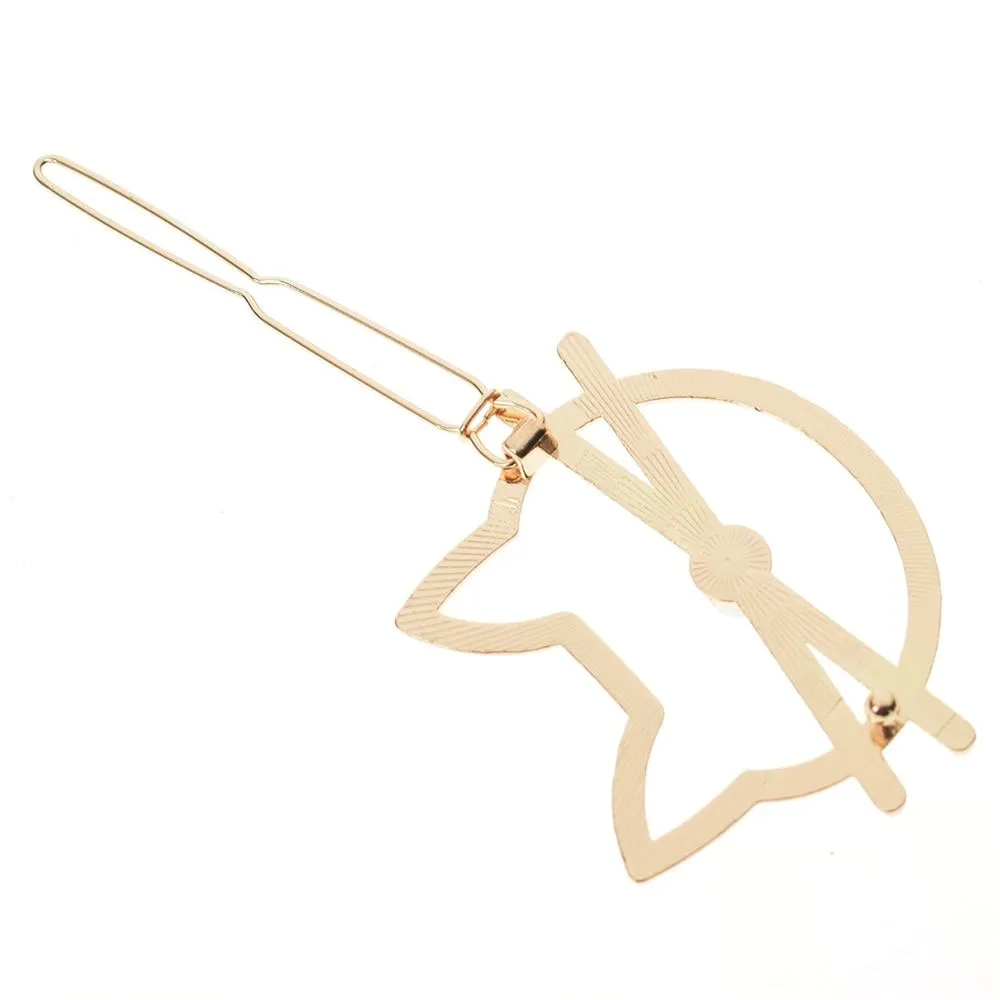 Kawaii Metal Cat Hairpin