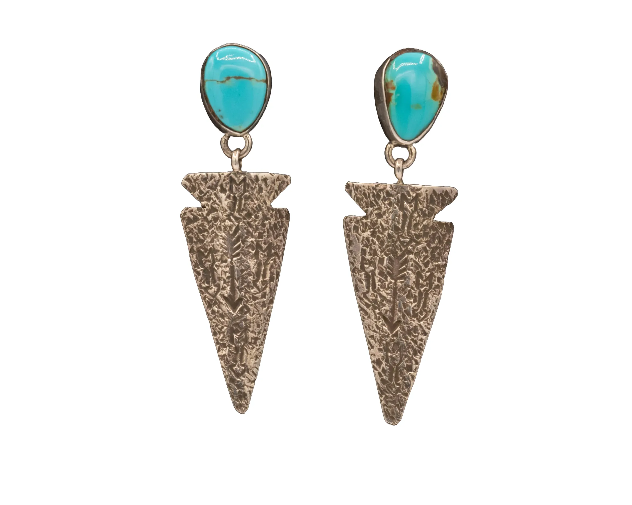 Kingman Turquoise Earrings | Ronnie Willie