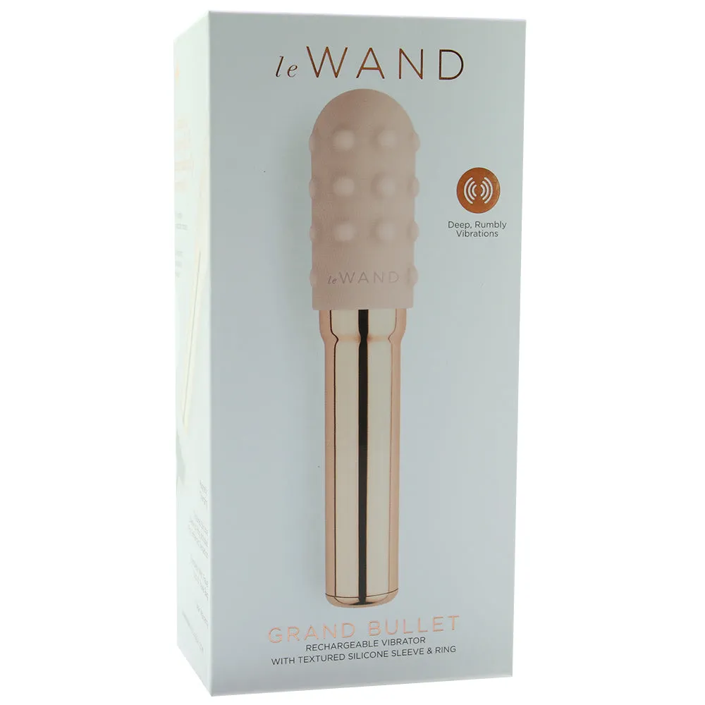 Le Wand Grand Bullet Rechargeable Vibe in Rose Gold